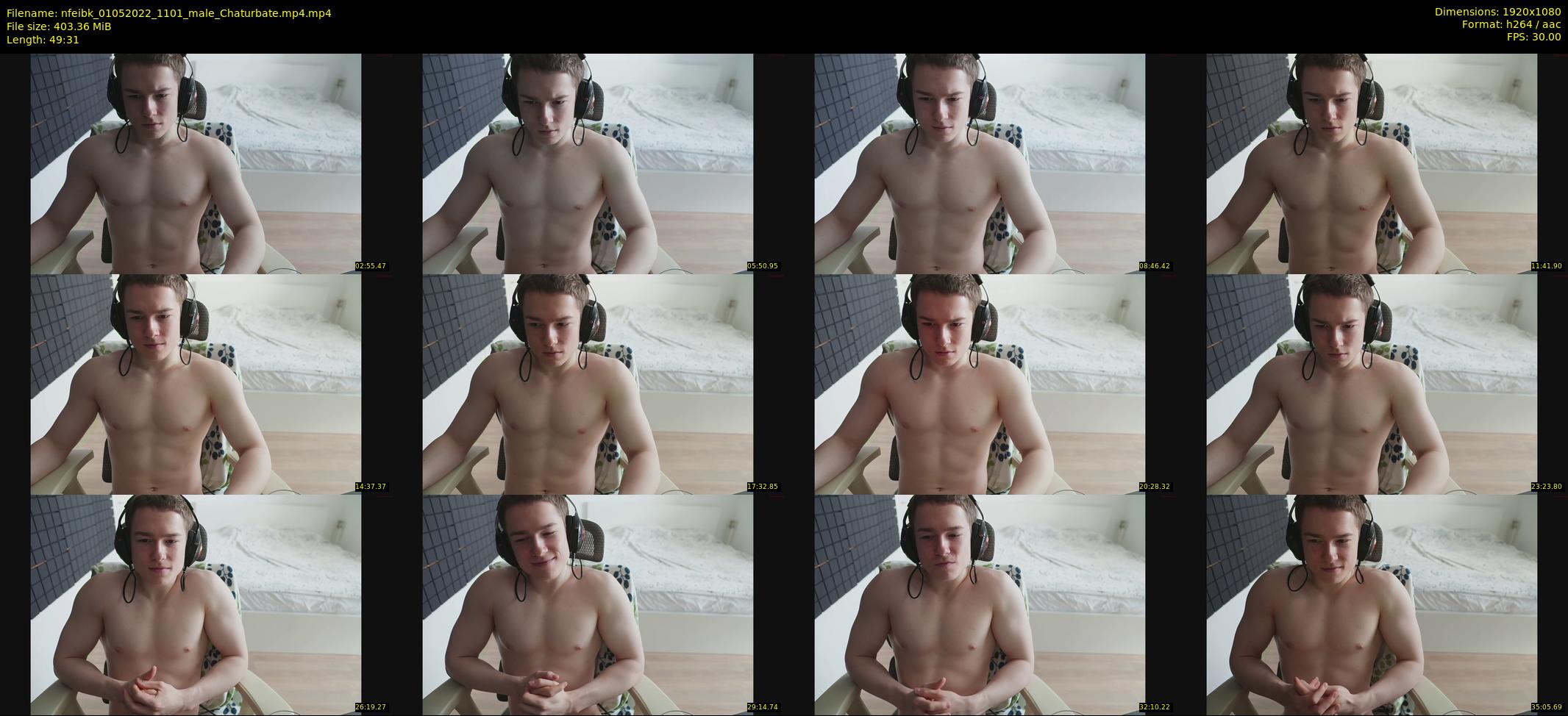 nfeibk — 50 minute Chaturbate male cam show recording, 1080p, May 1, 2022