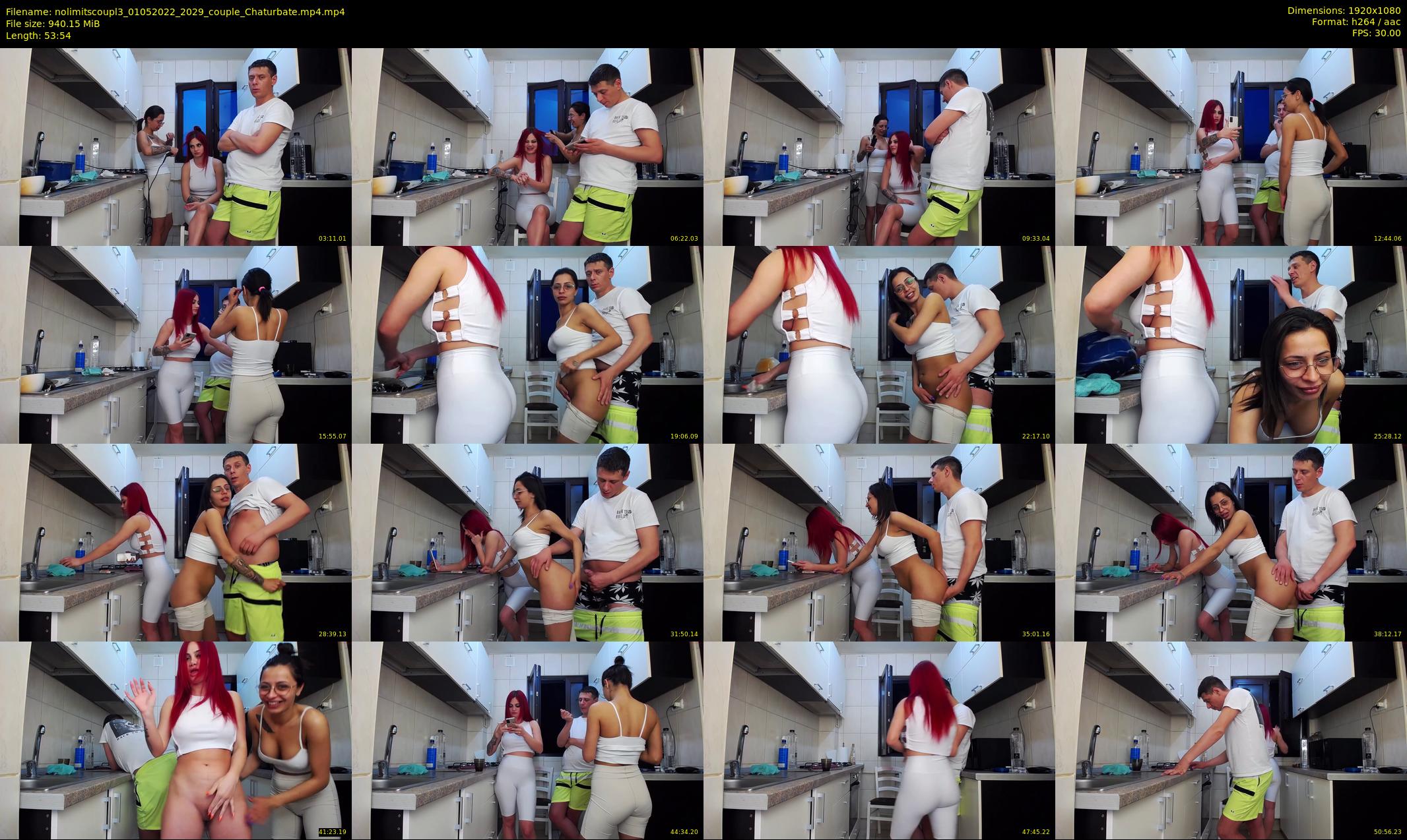 nolimitscoupl3 — 54 minute Chaturbate couple cam show recording, 1080p, May 1, 2022
