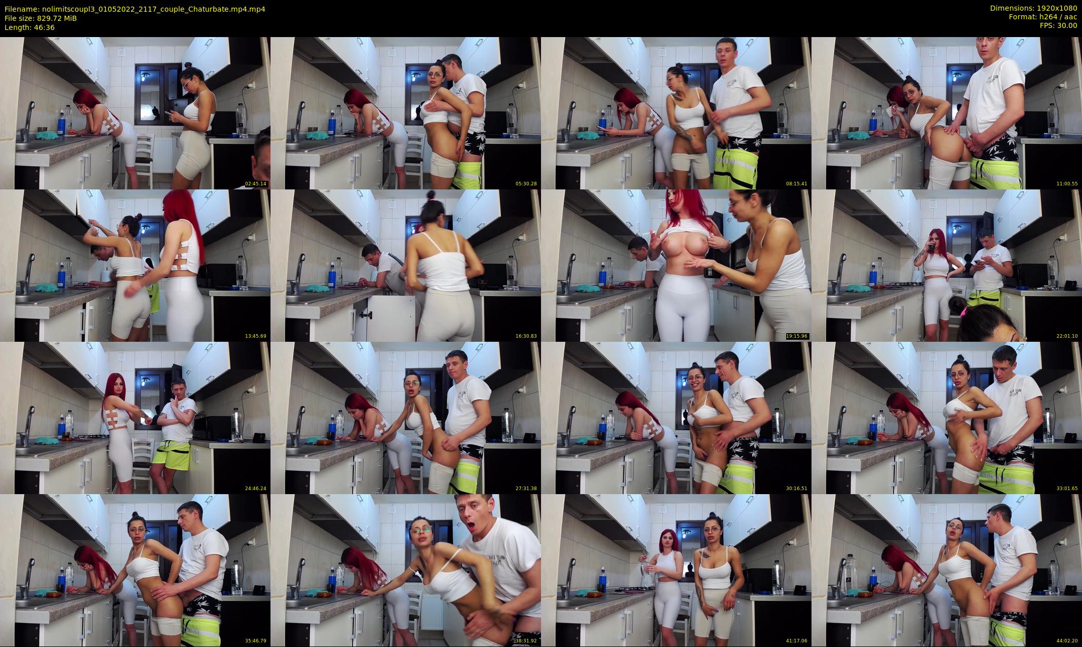 nolimitscoupl3 — 47 minute Chaturbate couple cam show recording, 1080p, May 1, 2022