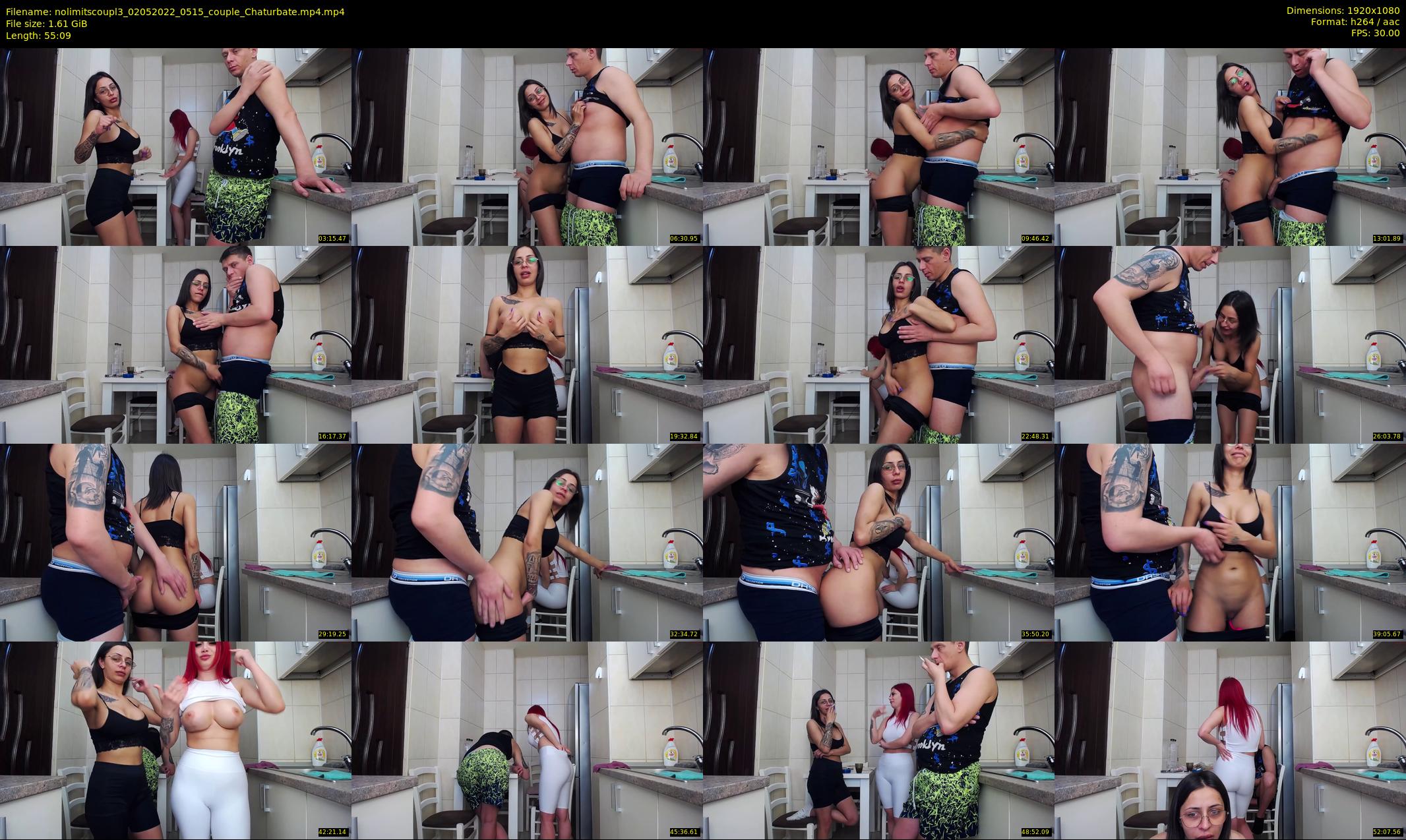 nolimitscoupl3 — 56 minute Chaturbate couple cam show recording, 1080p, May 2, 2022