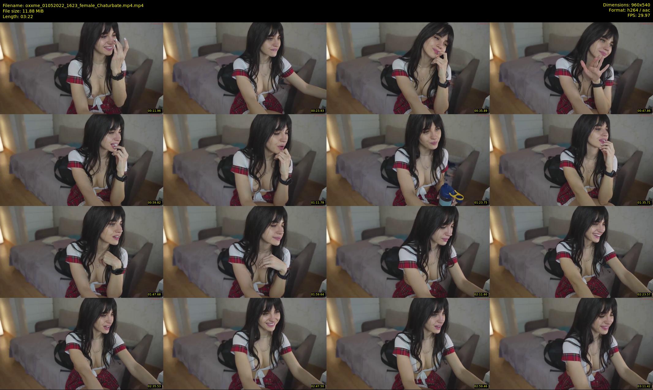 oxxme — 4 minute Chaturbate female cam show recording, 480p, May 1, 2022
