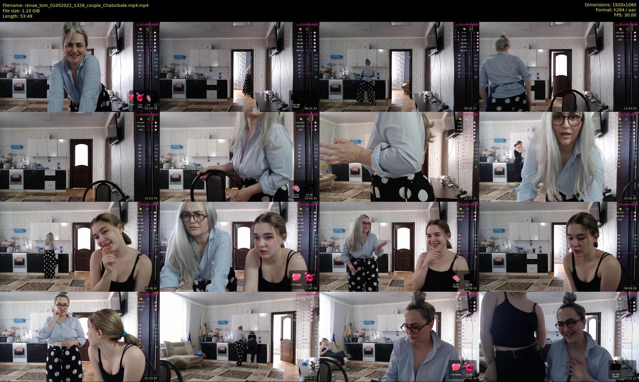 renae_tom — 54 minute Chaturbate couple cam show recording, 1080p, May 1, 2022