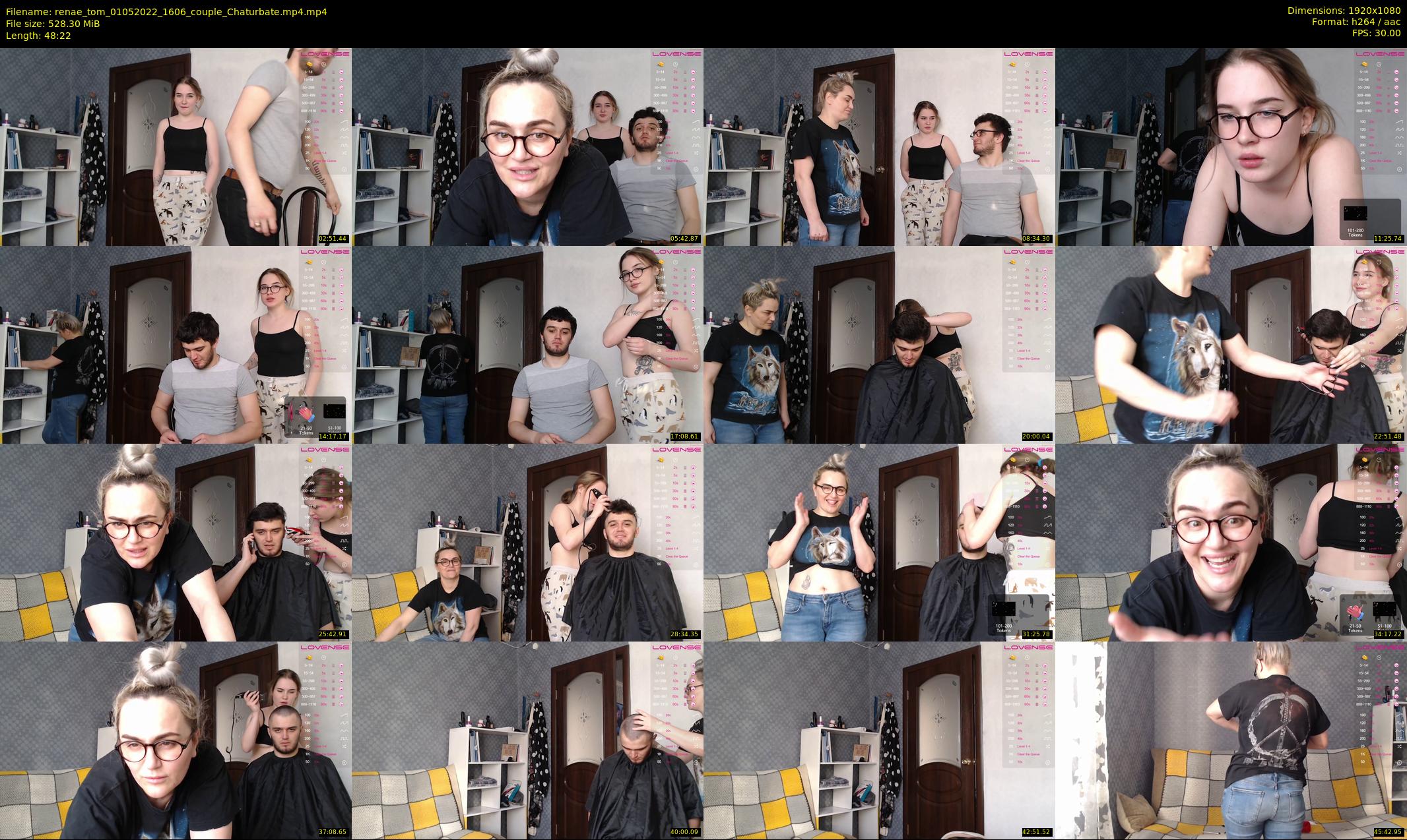 renae_tom — 49 minute Chaturbate couple cam show recording, 1080p, May 1, 2022