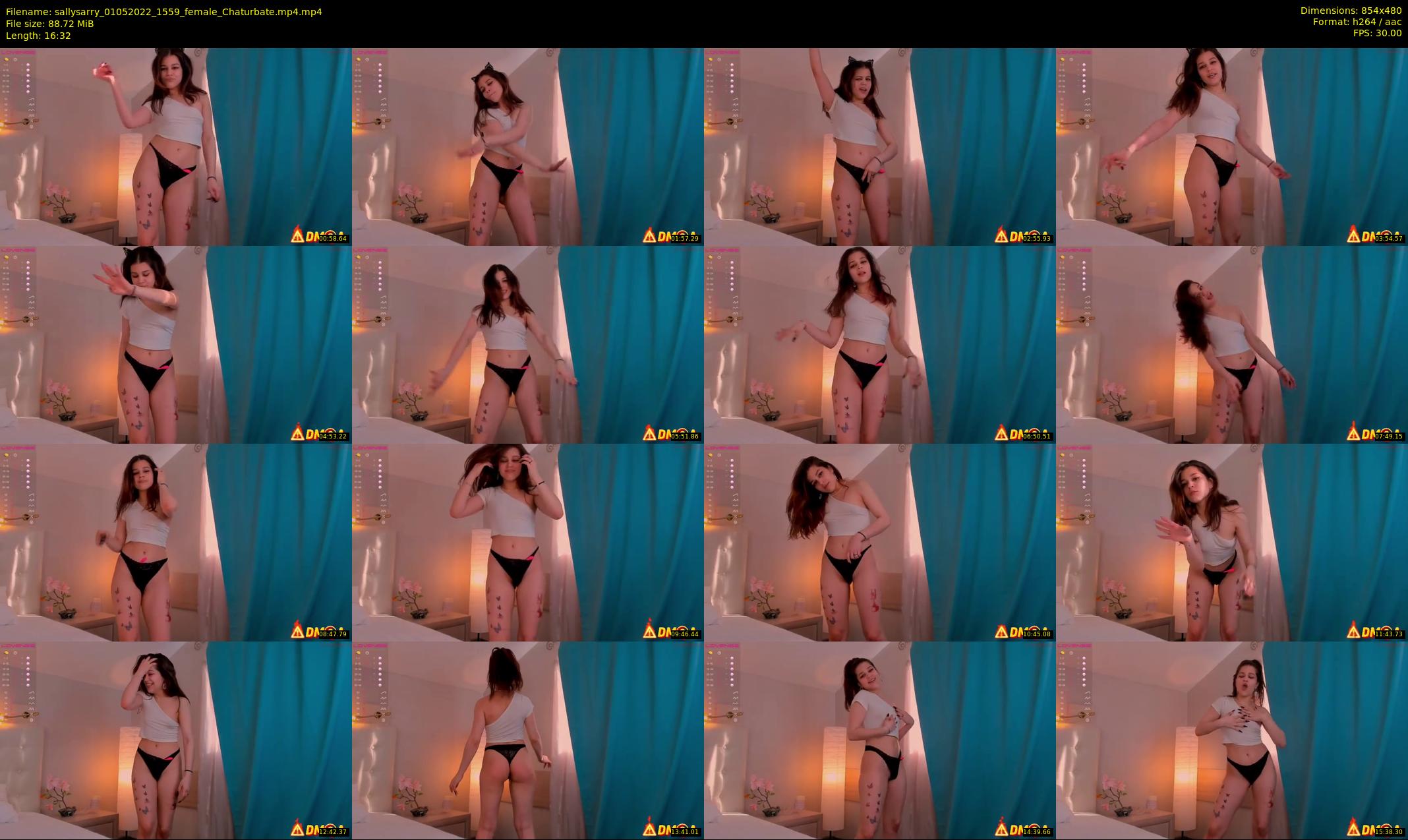 sallysarry — 17 minute Chaturbate couple cam show recording, 480p, May 1, 2022