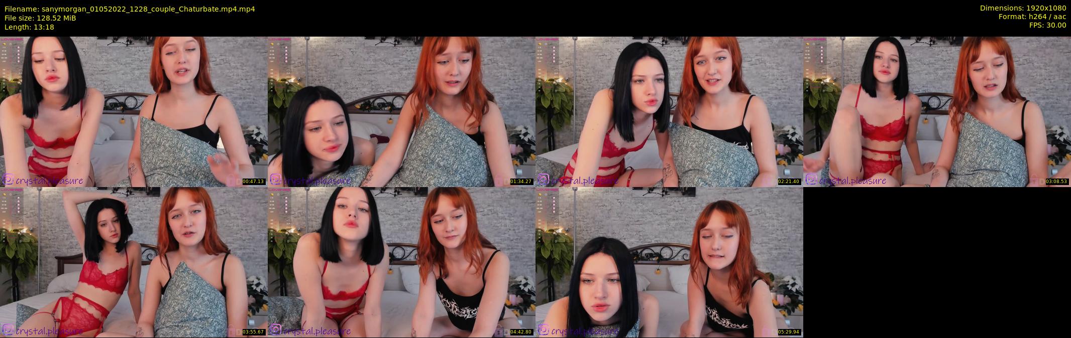 sanymorgan — 14 minute Chaturbate couple cam show recording, 1080p, May 1, 2022