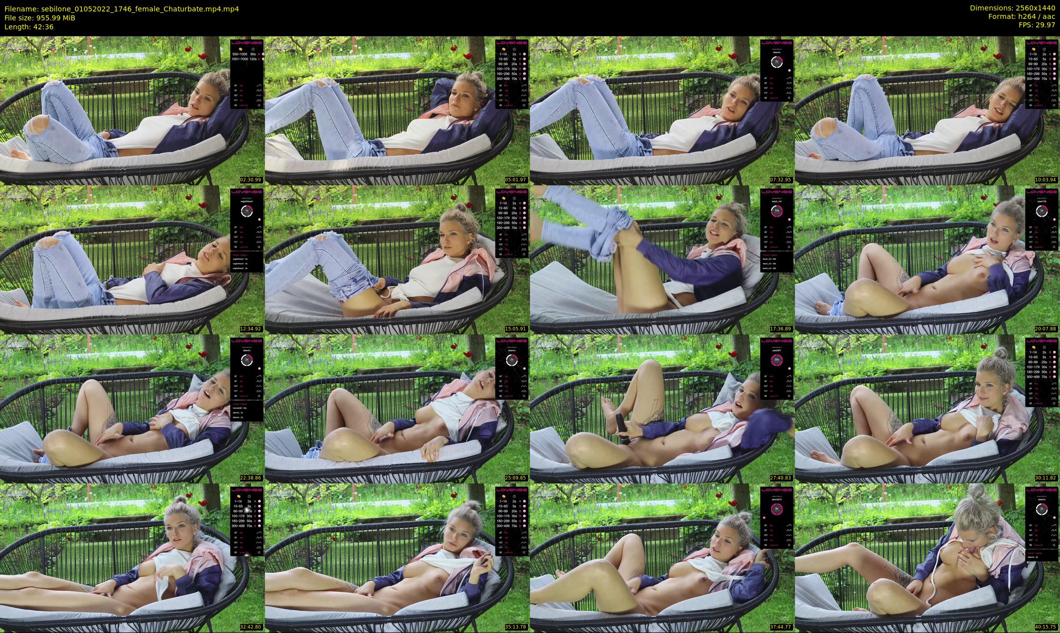 sebilone — 43 minute Chaturbate couple cam show recording, 1080p, May 1, 2022