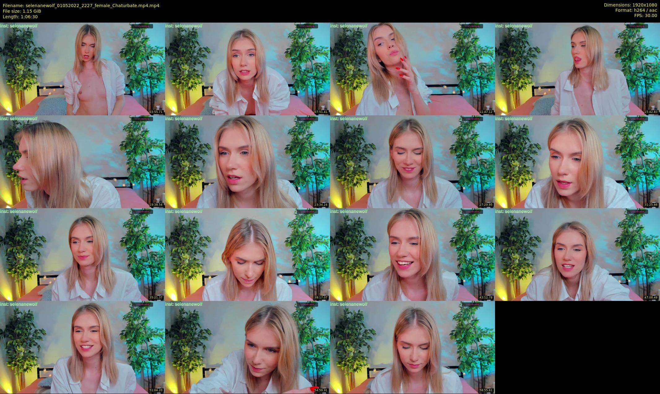 selenanewolf — 67 minute Chaturbate couple cam show recording, 1080p, May 1, 2022