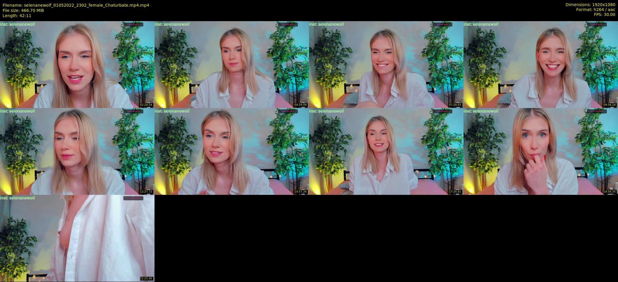 selenanewolf — 43 minute Chaturbate couple cam show recording, 1080p, May 1, 2022