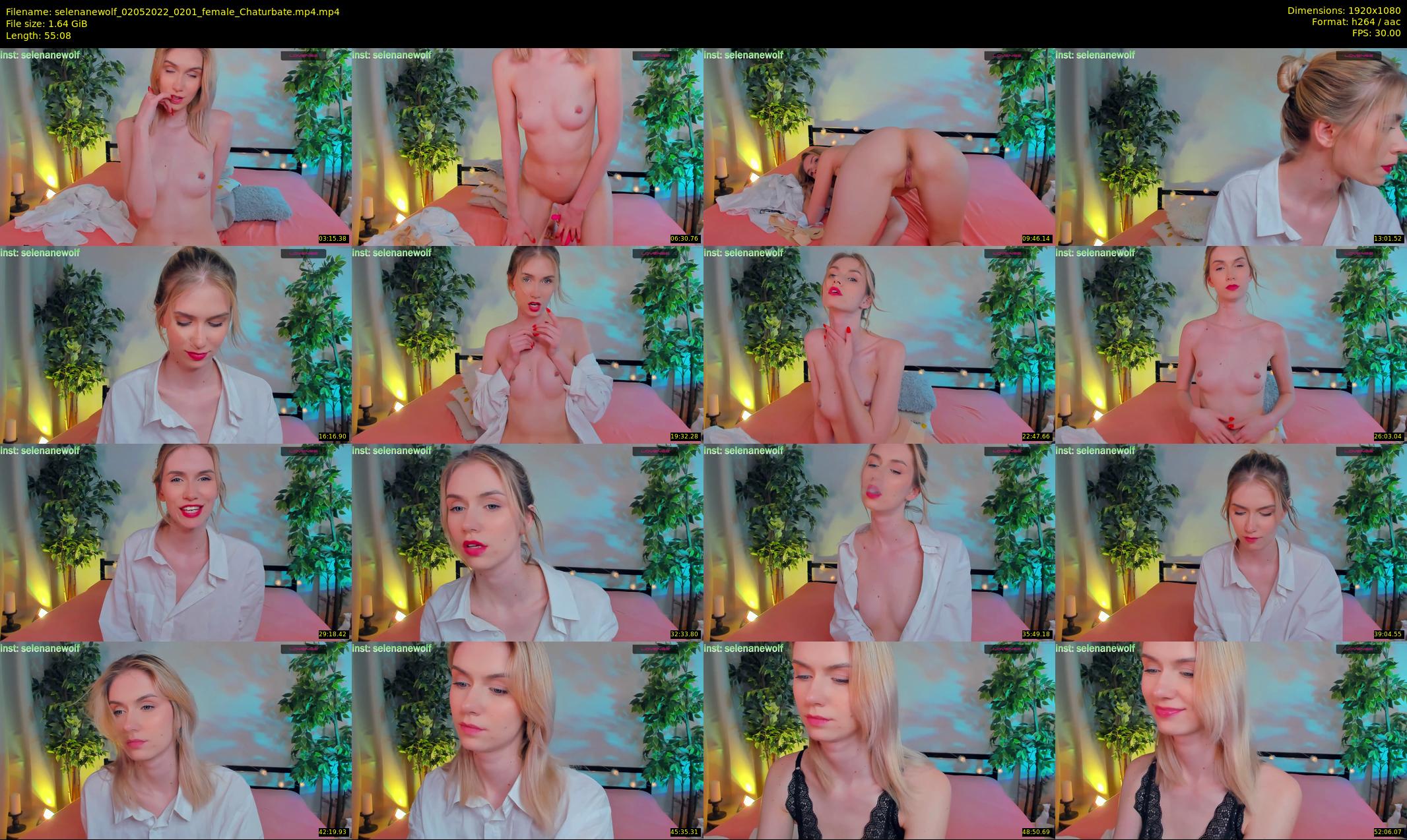 selenanewolf — 56 minute Chaturbate couple cam show recording, 1080p, May 2, 2022