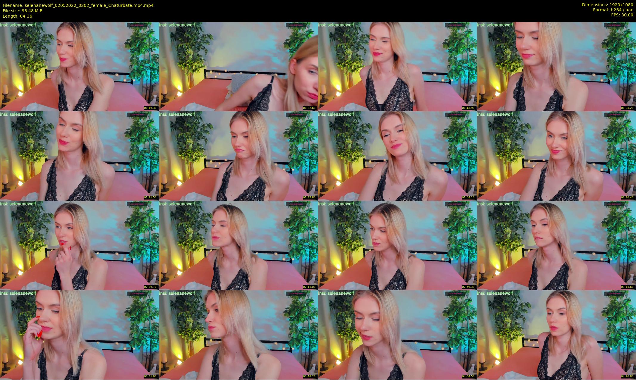 selenanewolf — 5 minute Chaturbate couple cam show recording, 1080p, May 2, 2022