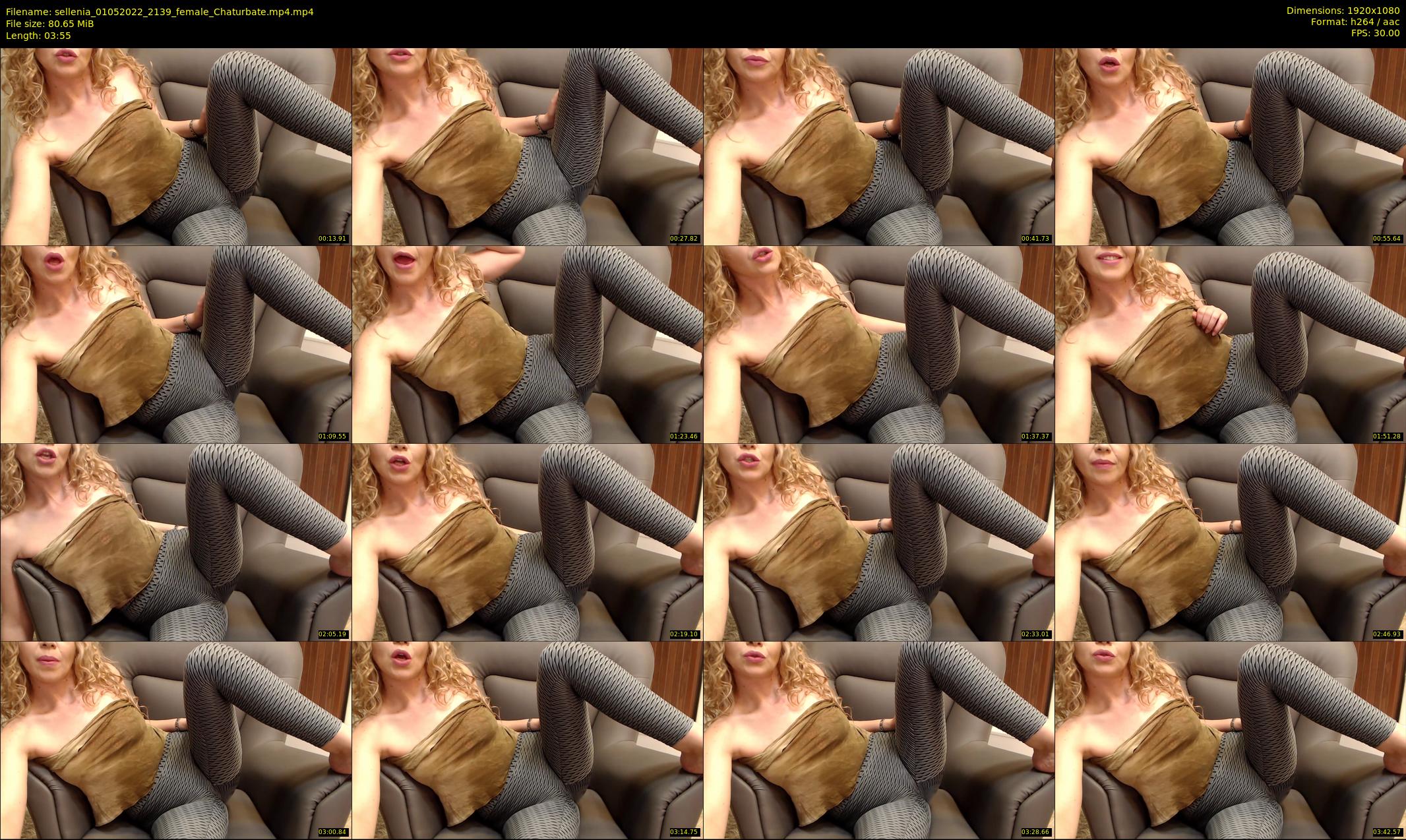 sellenia — 4 minute Chaturbate female cam show recording, 1080p, May 1, 2022