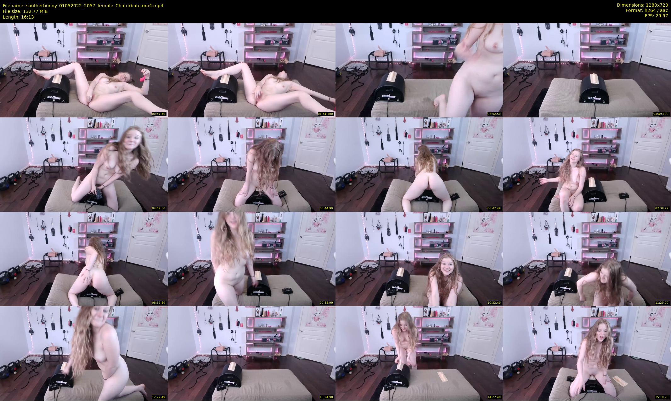 southerbunny — 17 minute Chaturbate female cam show recording, 720p, May 1, 2022