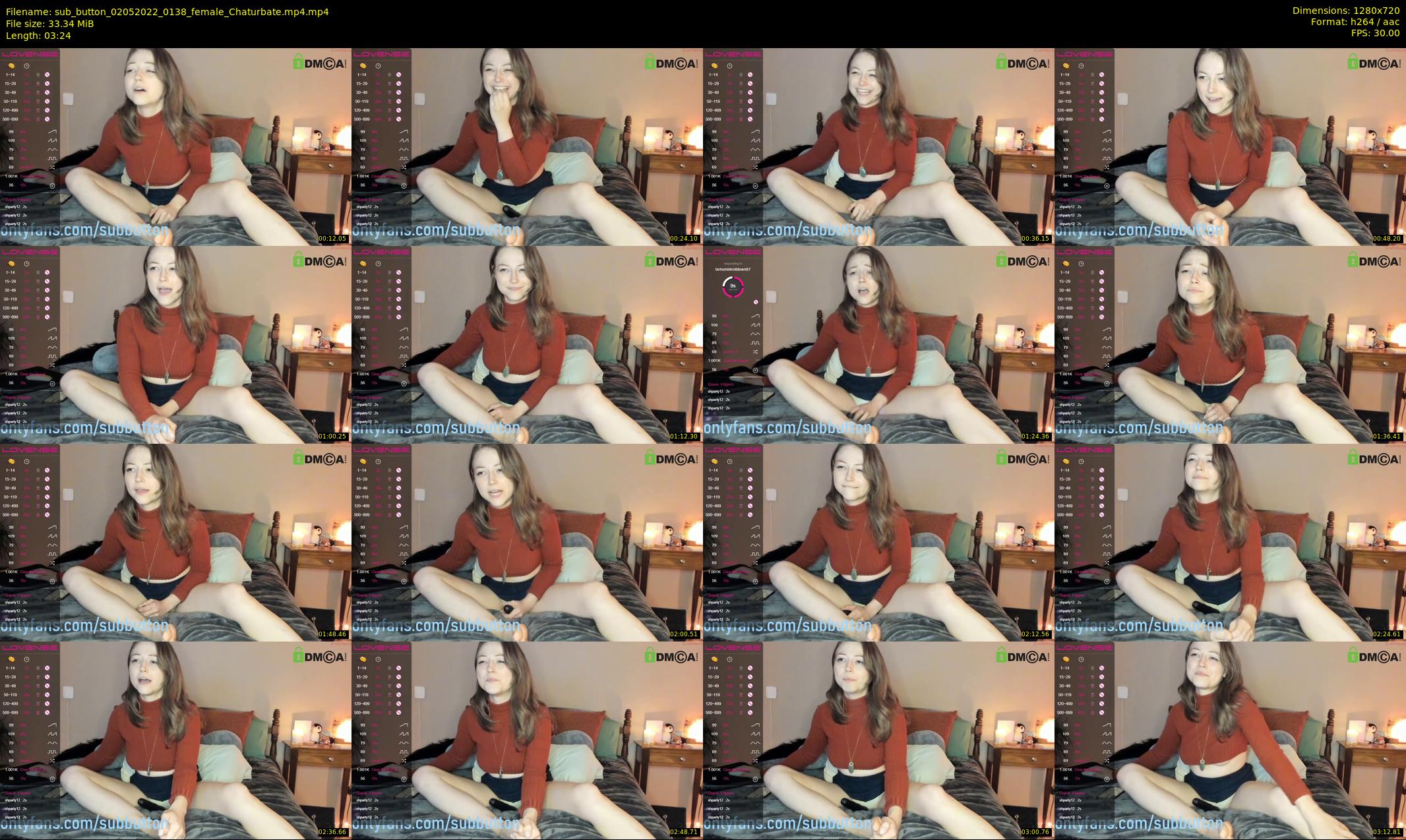 sub_button — 4 minute Chaturbate female cam show recording, 720p, May 2, 2022