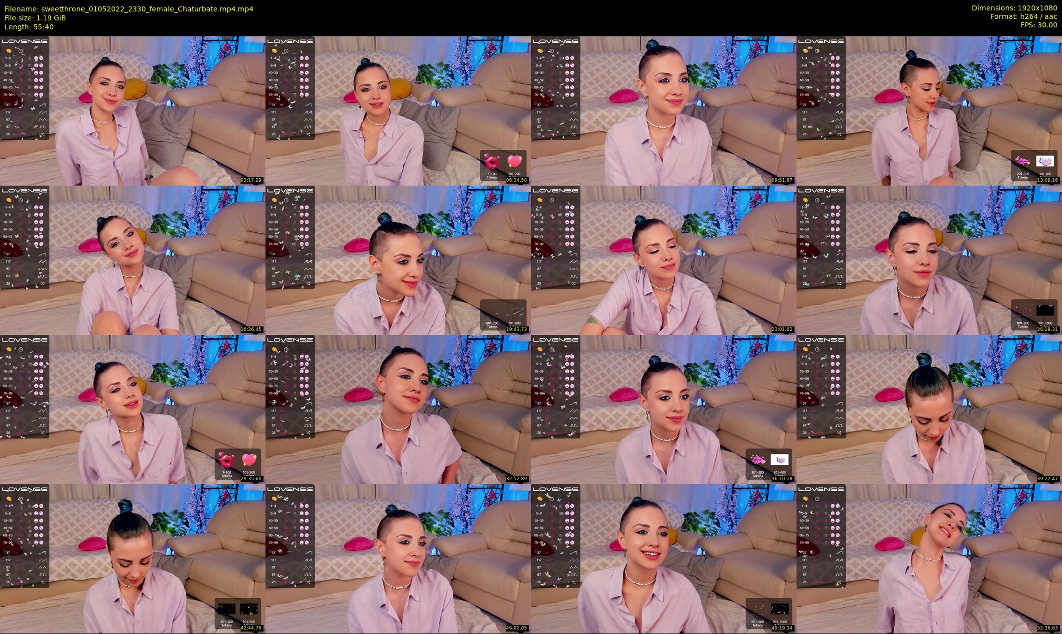 sweetthrone — 56 minute Chaturbate couple cam show recording, 1080p, May 1, 2022