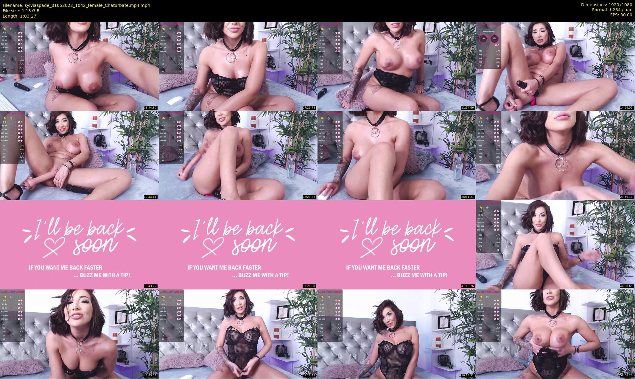 sylviaspade — 64 minute Chaturbate female cam show recording, 1080p, May 1, 2022