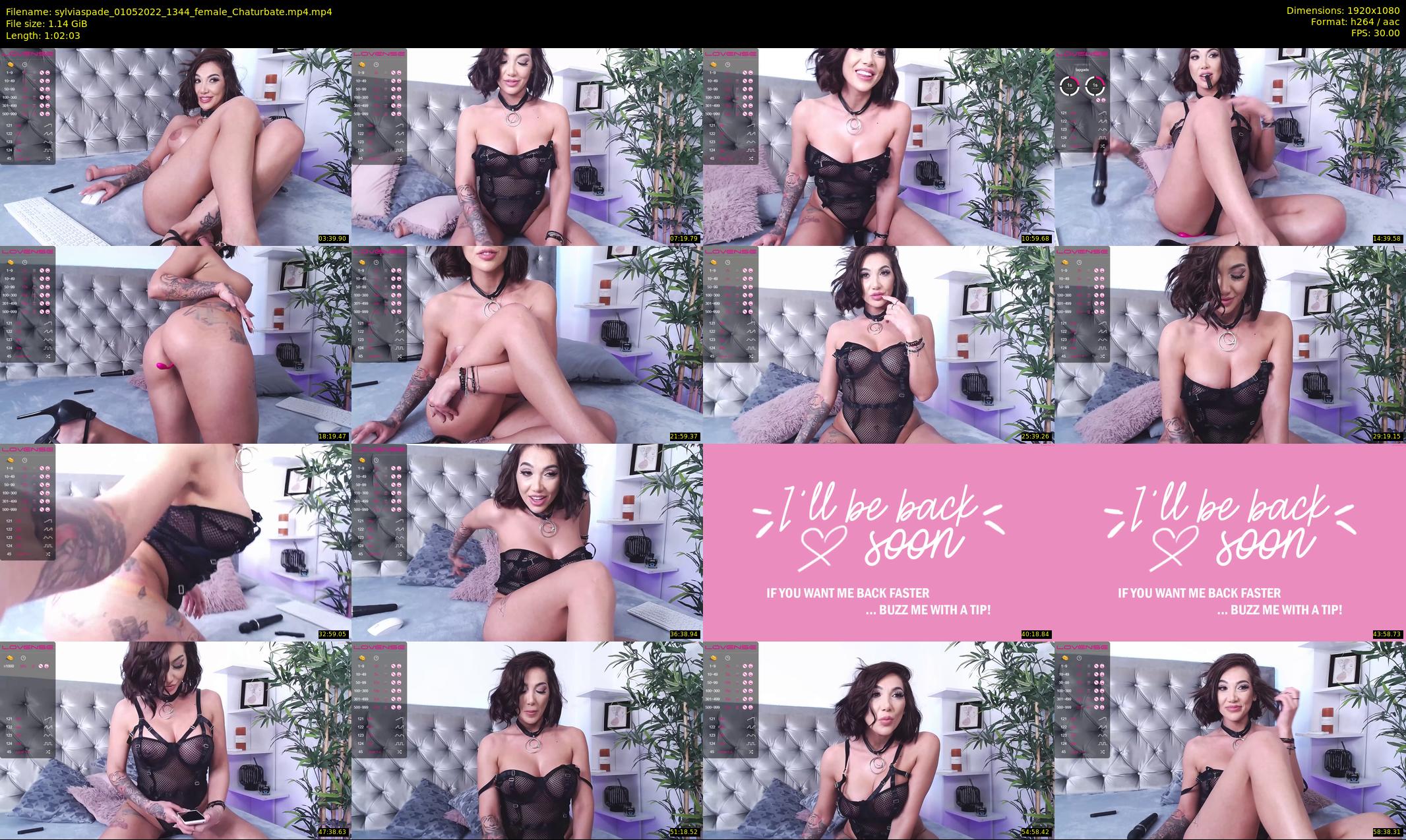 sylviaspade — 63 minute Chaturbate female cam show recording, 1080p, May 1, 2022