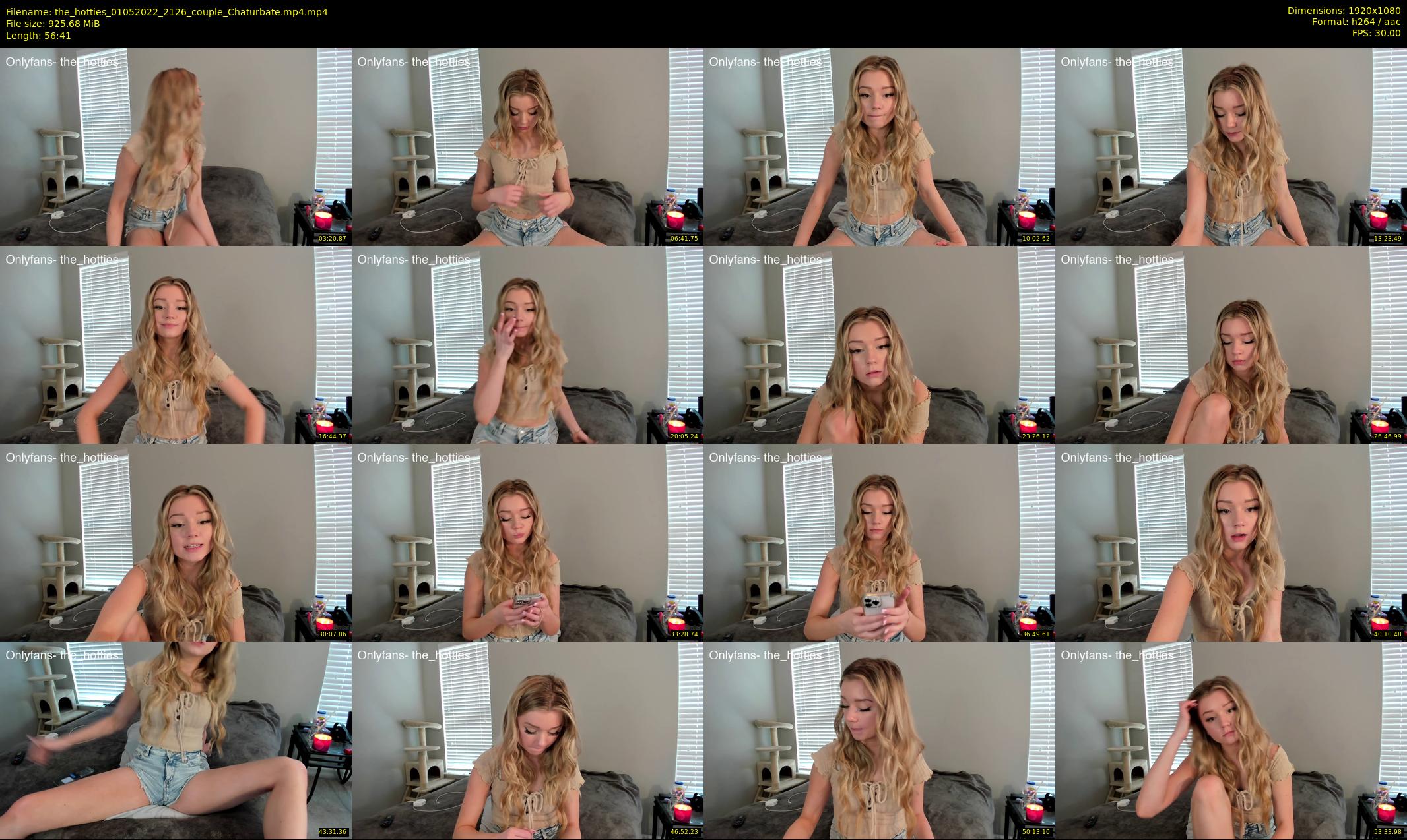 the_hotties — 57 minute Chaturbate couple cam show recording, 1080p, May 1, 2022