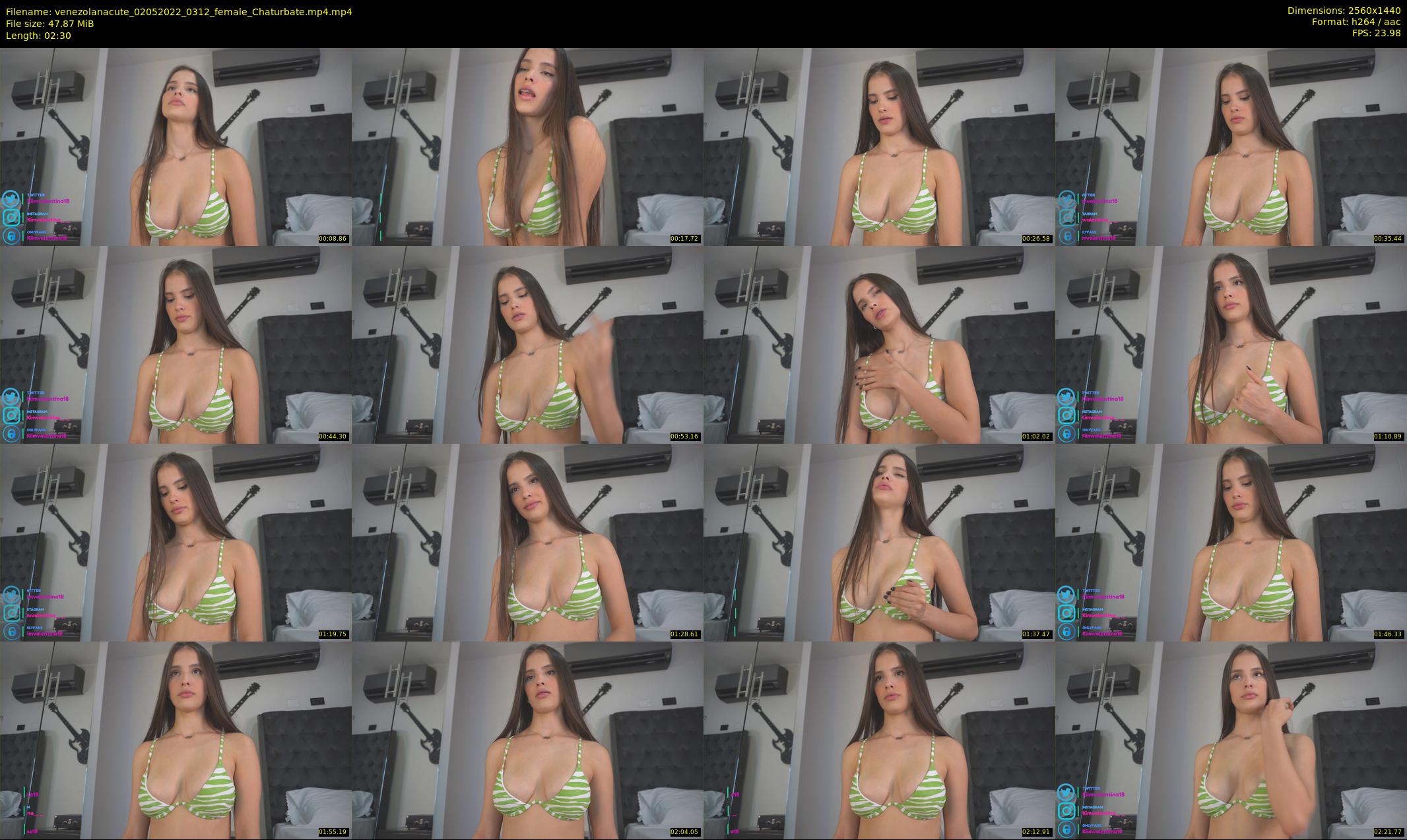 venezolanacute — 3 minute Chaturbate female cam show recording, 1080p, May 2, 2022