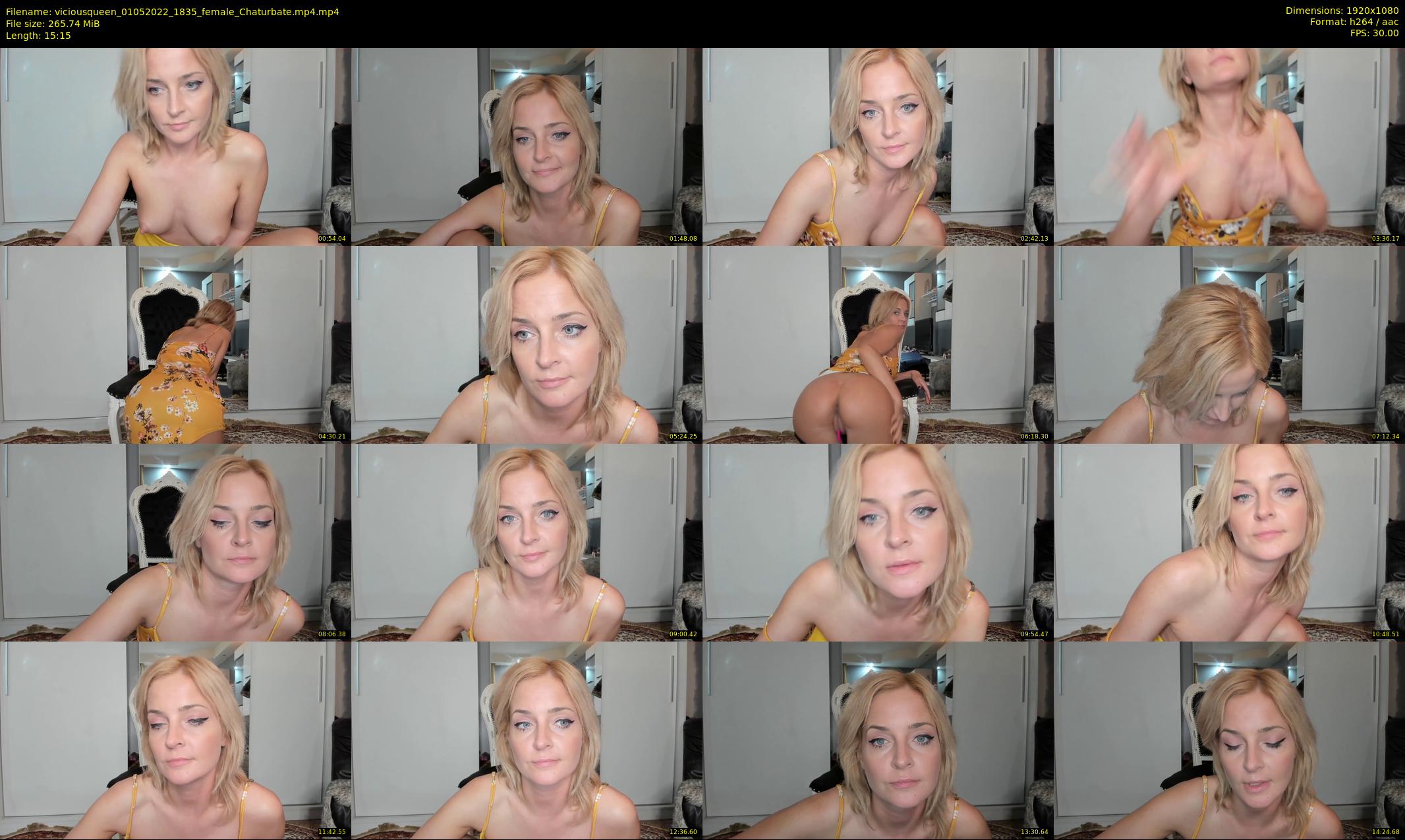 viciousqueen — 16 minute Chaturbate female cam show recording, 1080p, May 1, 2022