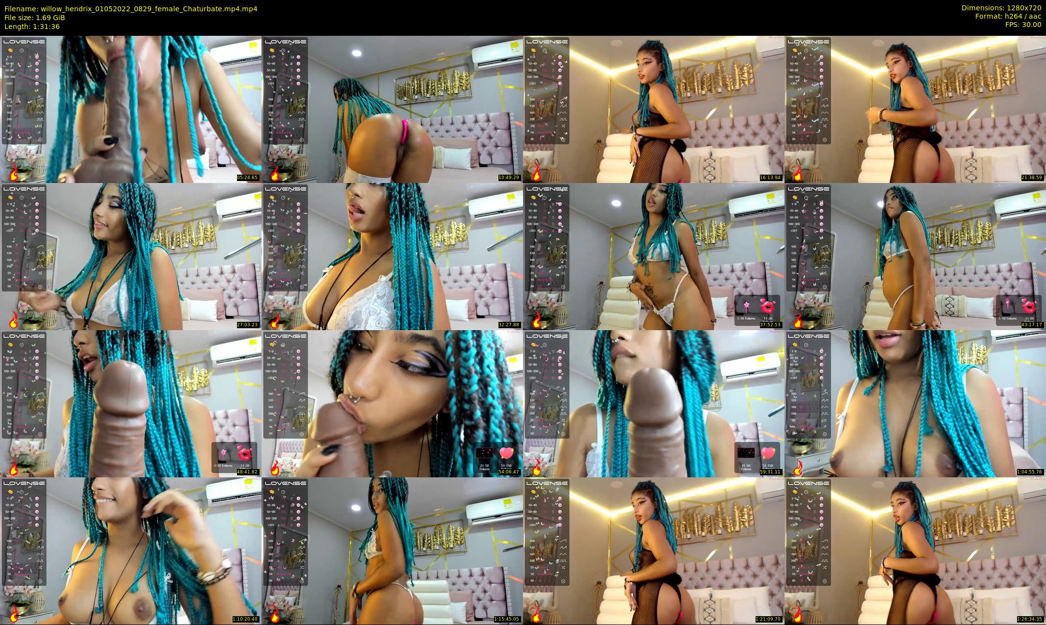 willow_hendrix — 92 minute Chaturbate female cam show recording, 720p, May 1, 2022