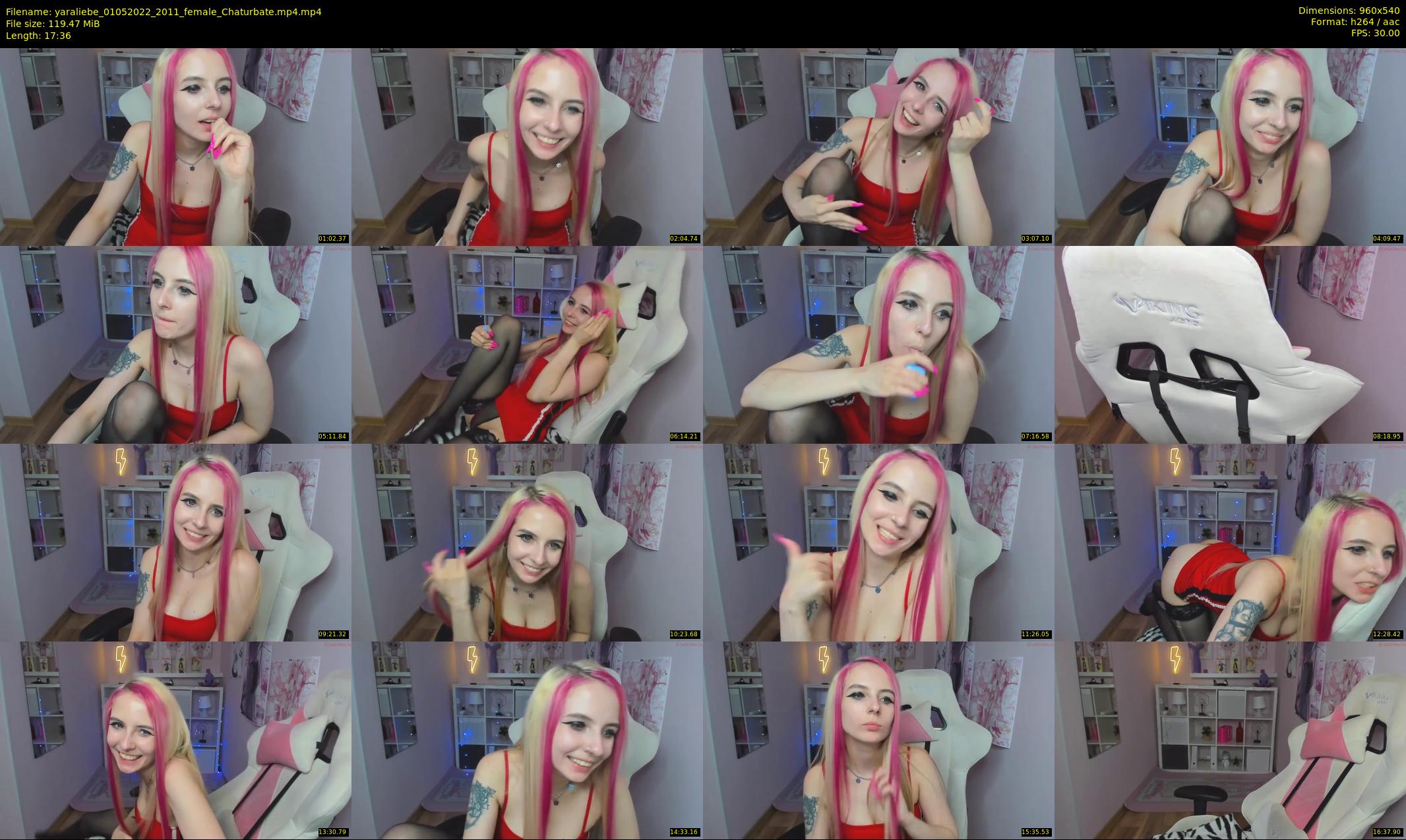 yaraliebe — 18 minute Chaturbate female cam show recording, 480p, May 1, 2022