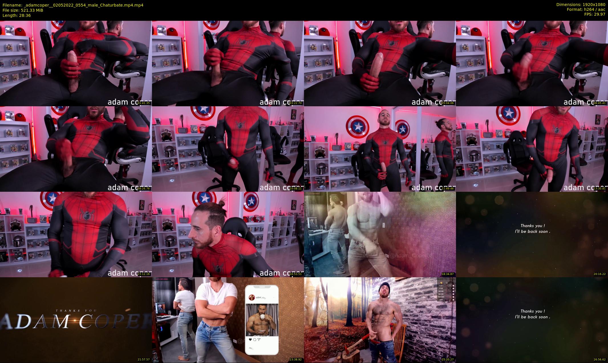 _adamcoper_ — 29 minute Chaturbate male cam show recording, 1080p, May 2, 2022
