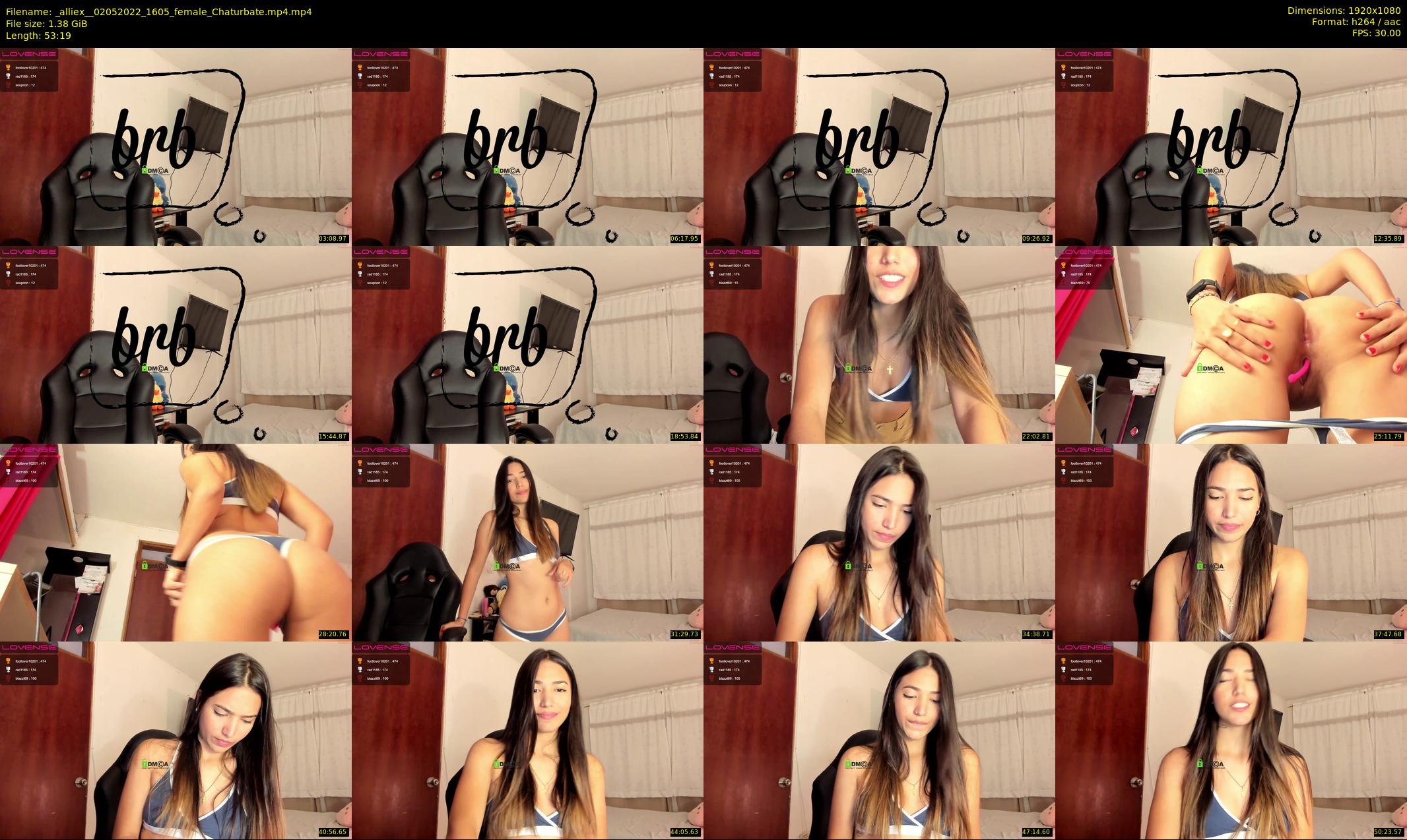 _alliex_ — 54 minute Chaturbate female cam show recording, 1080p, May 2, 2022