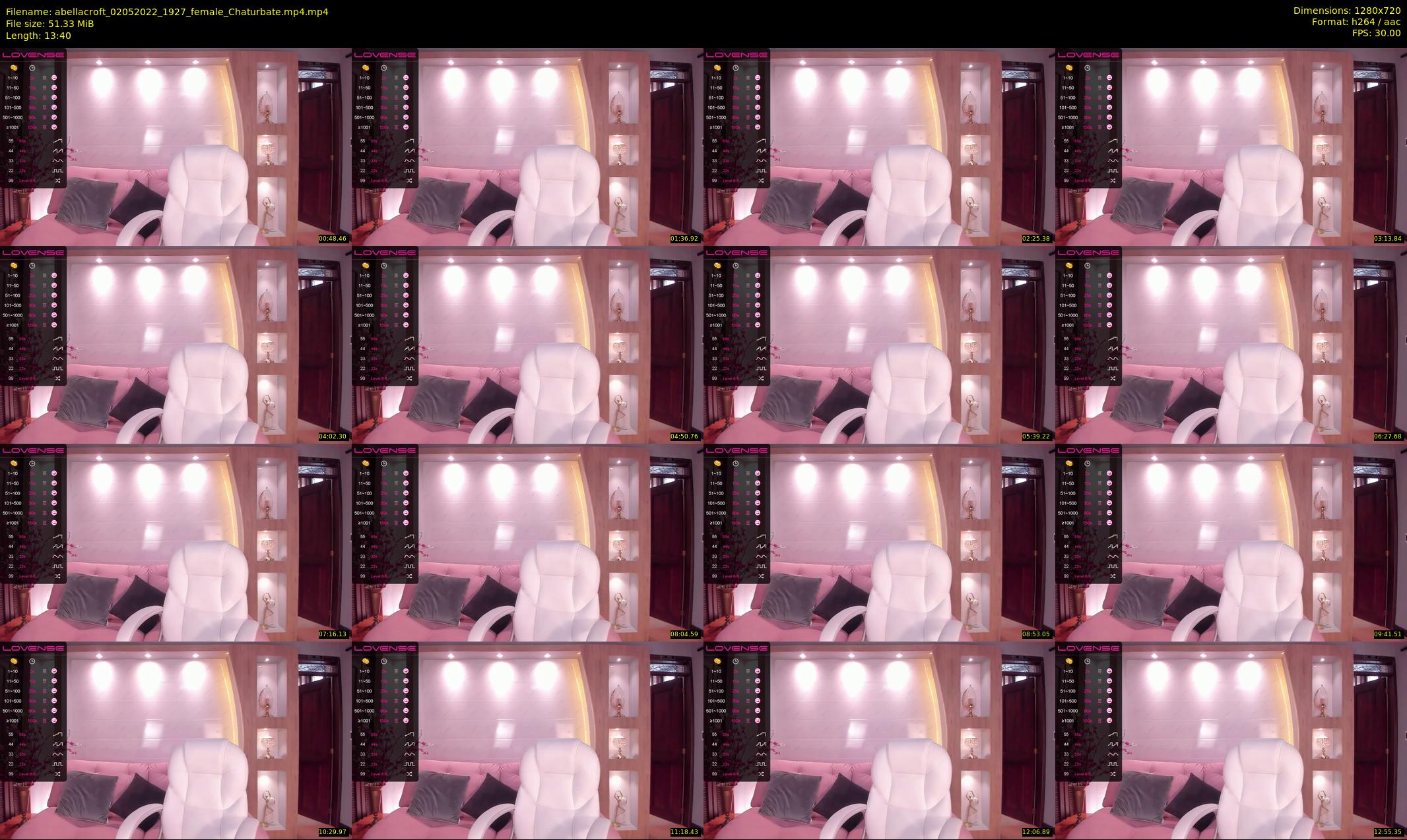 abellacroft — 14 minute Chaturbate female cam show recording, 720p, May 2, 2022