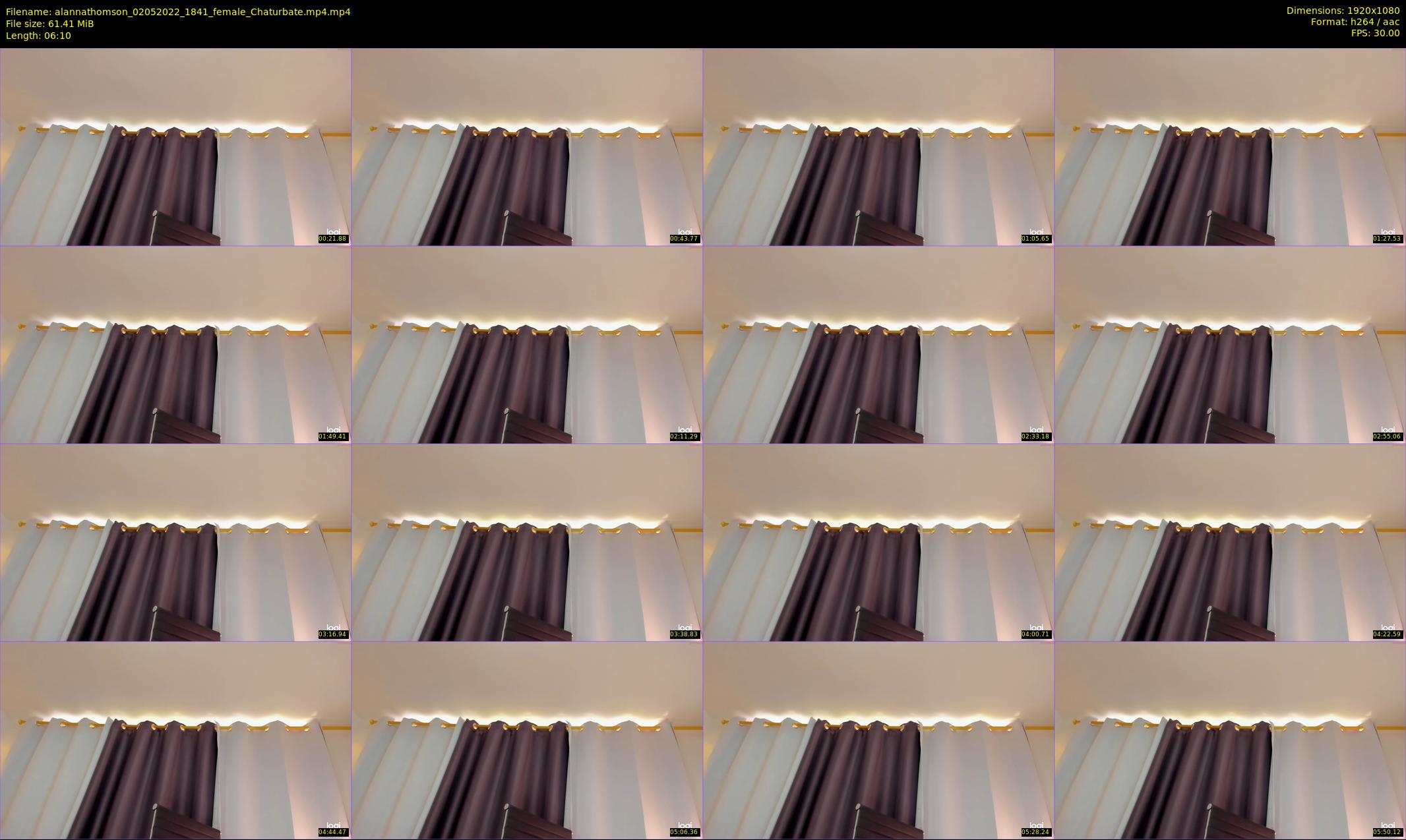 alannathomson — 7 minute Chaturbate female cam show recording, 1080p, May 2, 2022