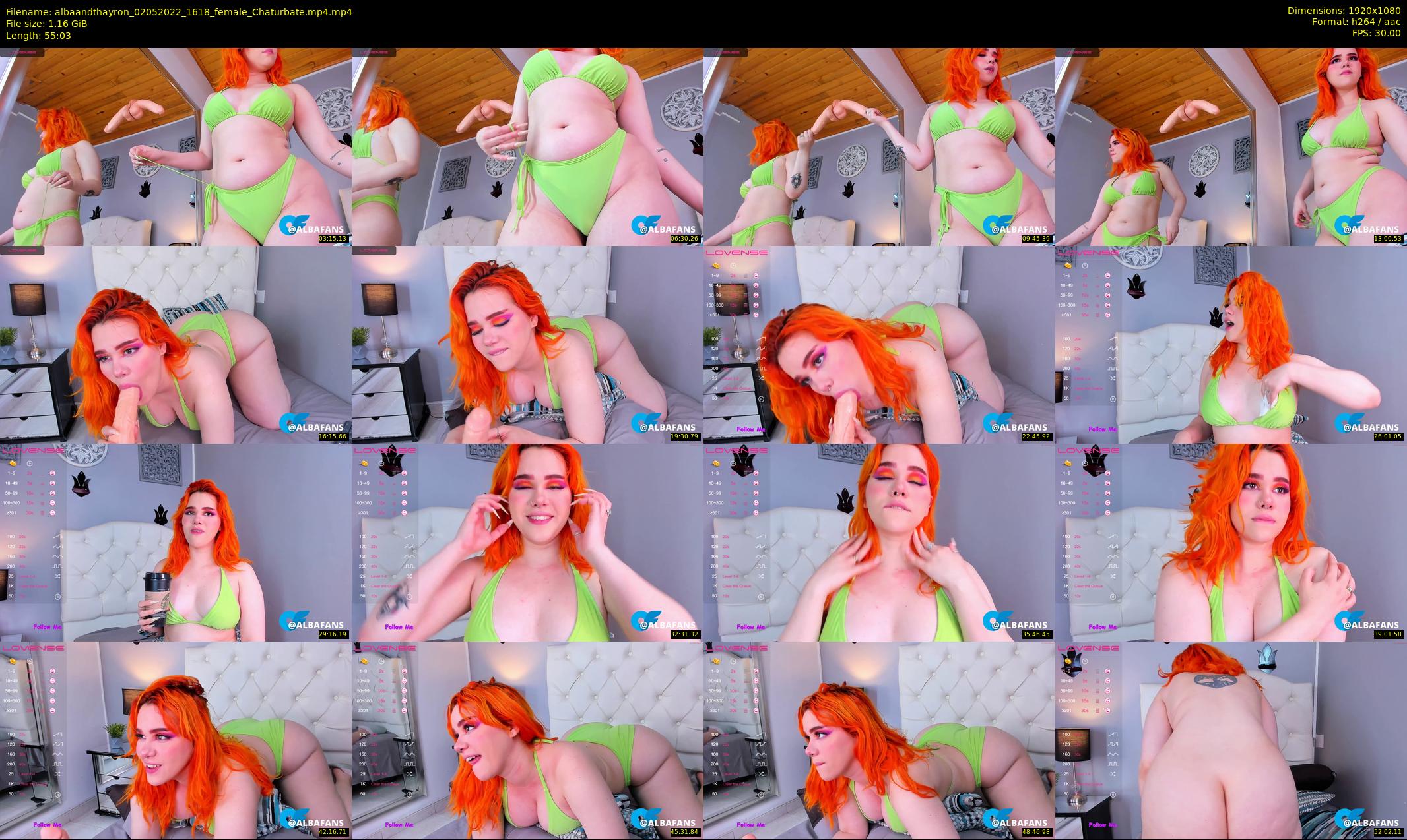 albaandthayron — 56 minute Chaturbate couple cam show recording, 1080p, May 2, 2022
