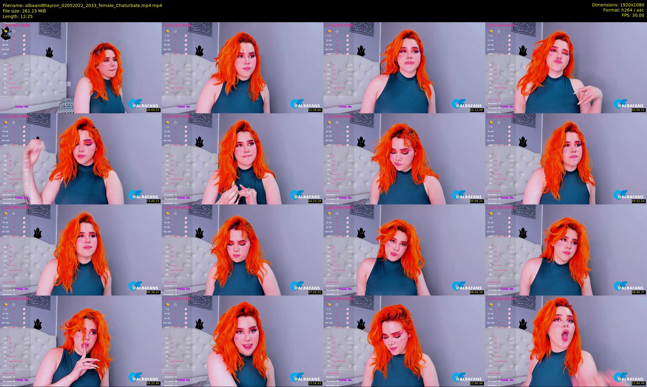 albaandthayron — 13 minute Chaturbate couple cam show recording, 1080p, May 2, 2022