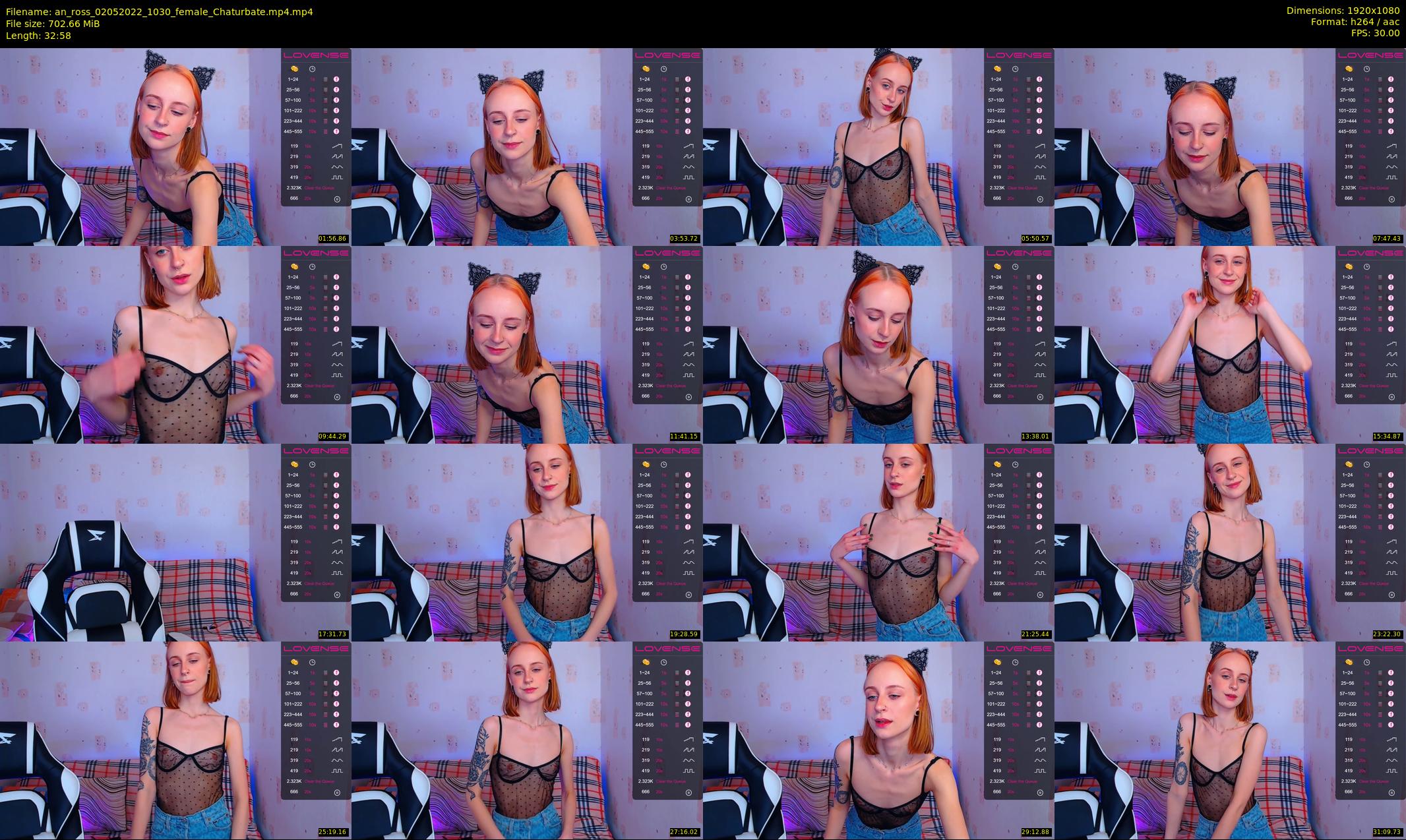 an_ross — 33 minute Chaturbate female cam show recording, 1080p, May 2, 2022