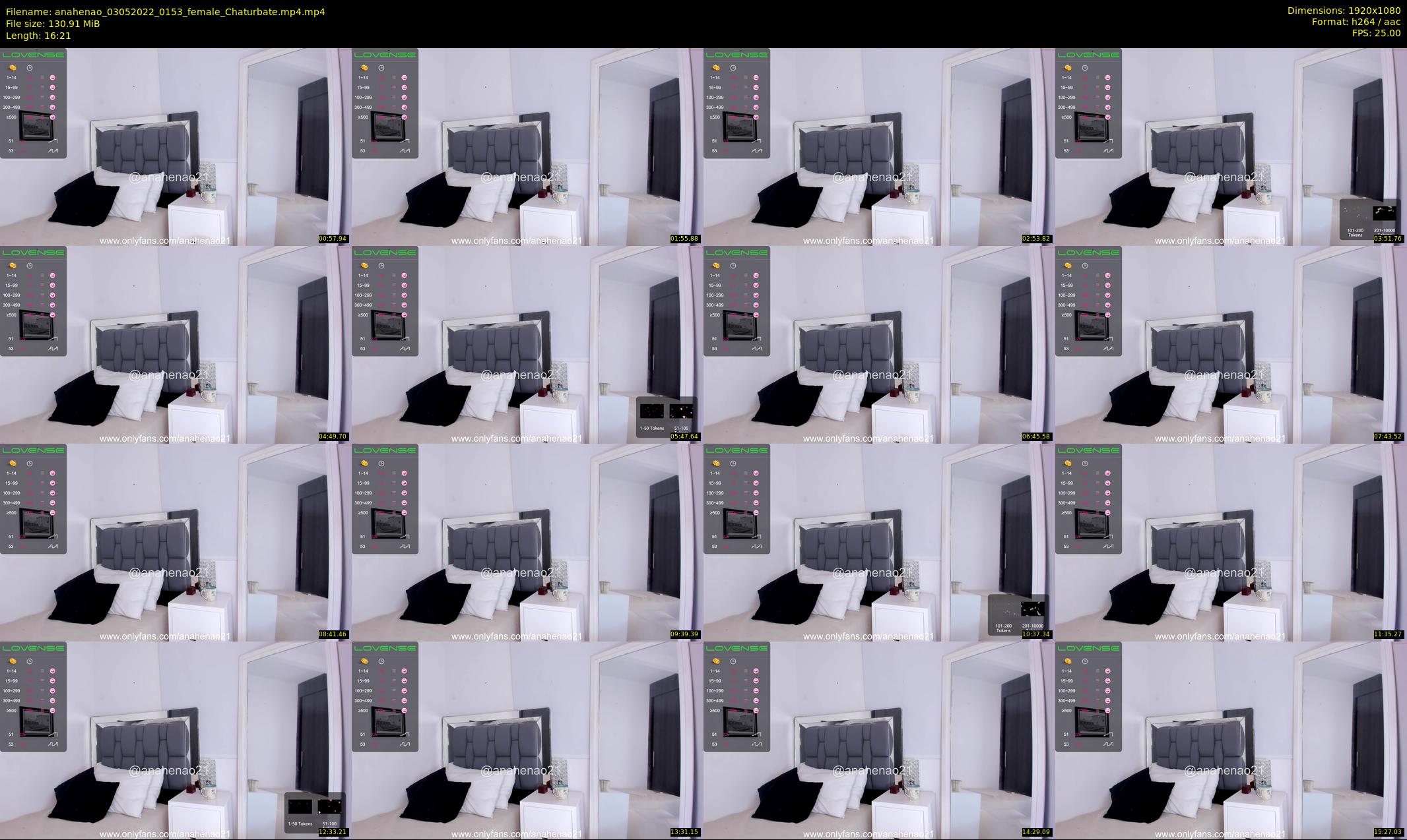 anahenao — 17 minute Chaturbate female cam show recording, 1080p, May 3, 2022