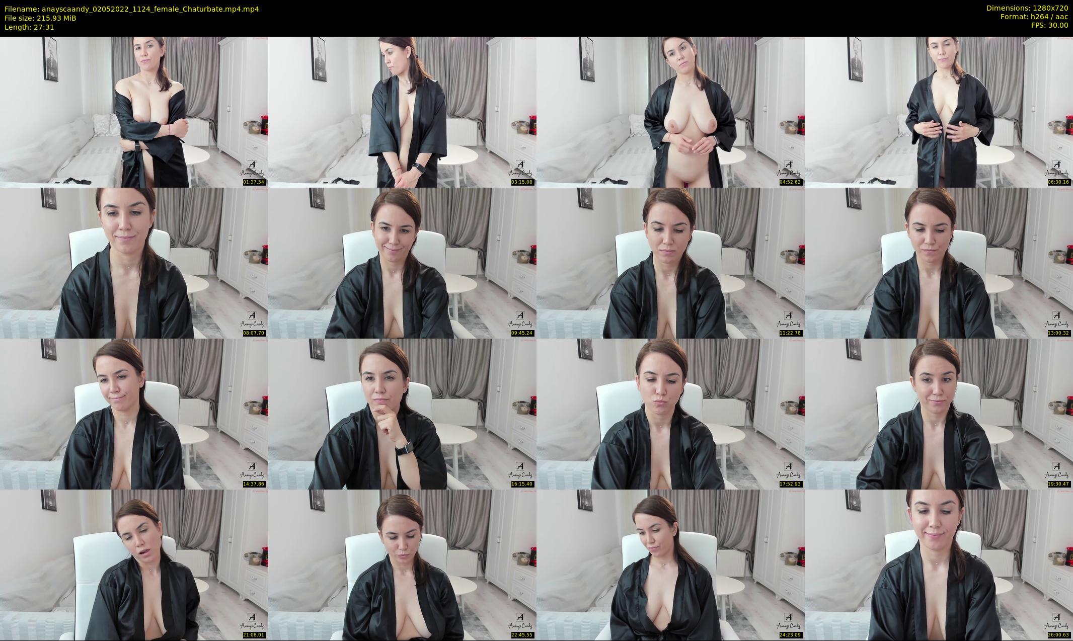 anayscaandy — 28 minute Chaturbate female cam show recording, 720p, May 2, 2022