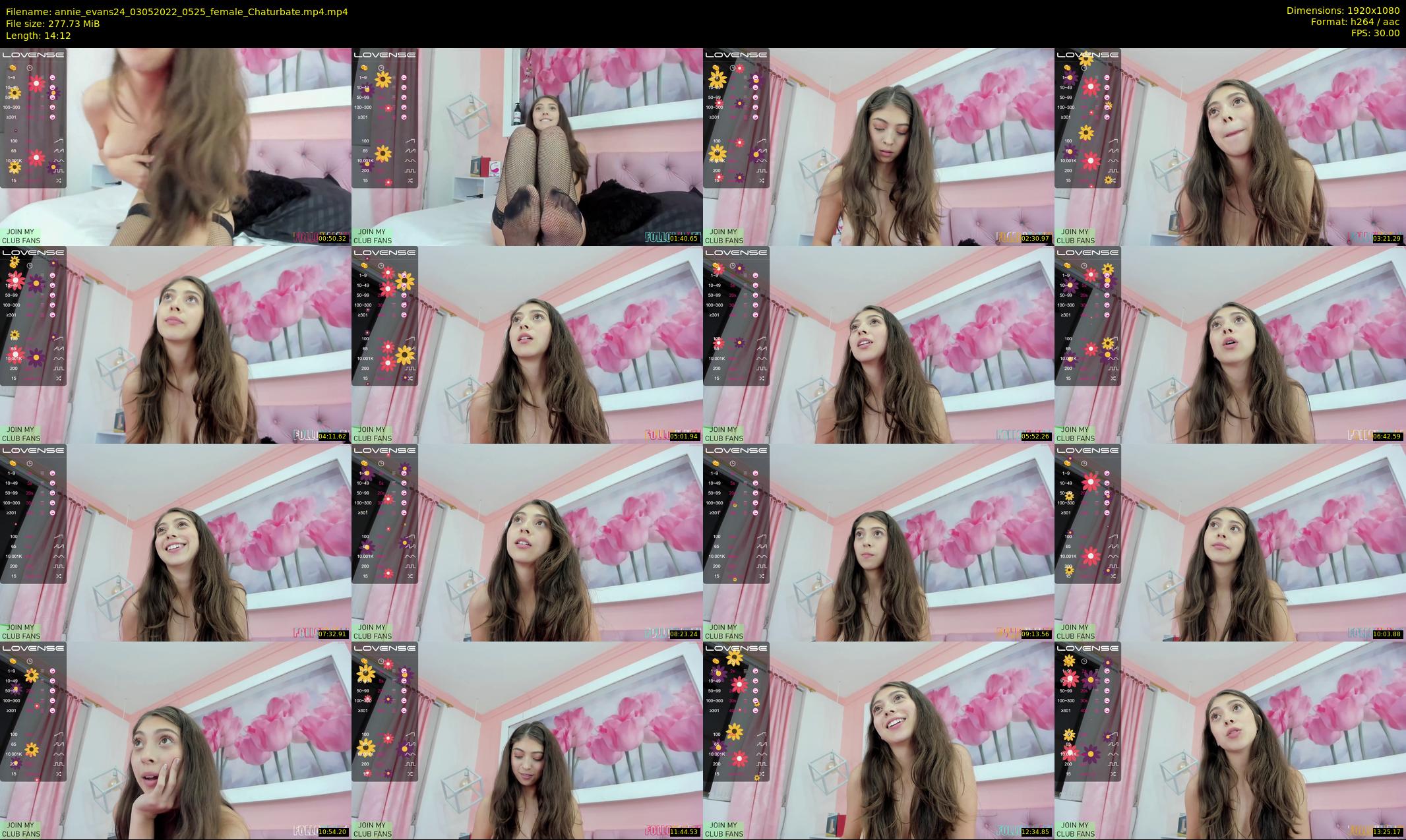 annie_evans24 — 15 minute Chaturbate female cam show recording, 1080p, May 3, 2022