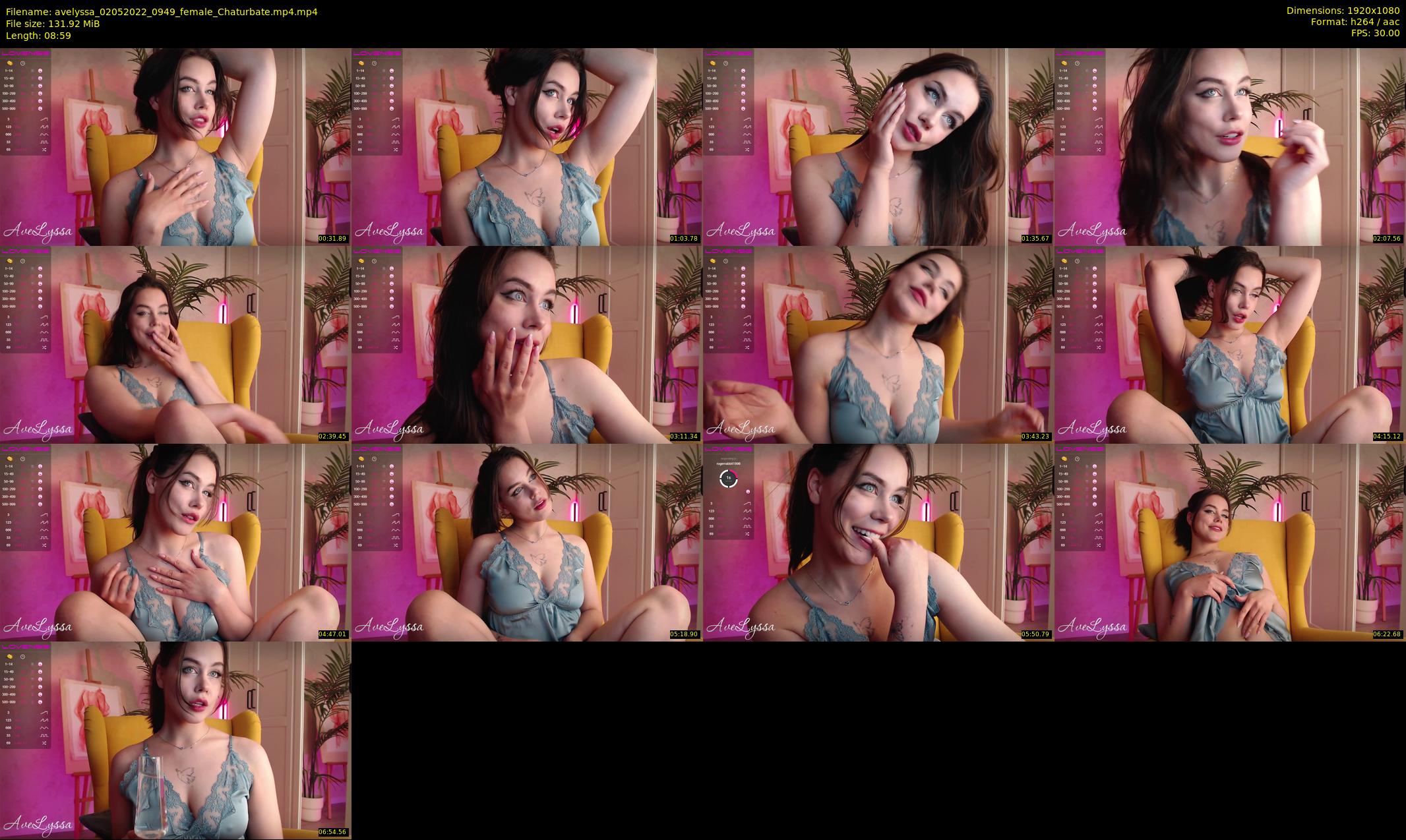 avelyssa — 9 minute Chaturbate female cam show recording, 1080p, May 2, 2022