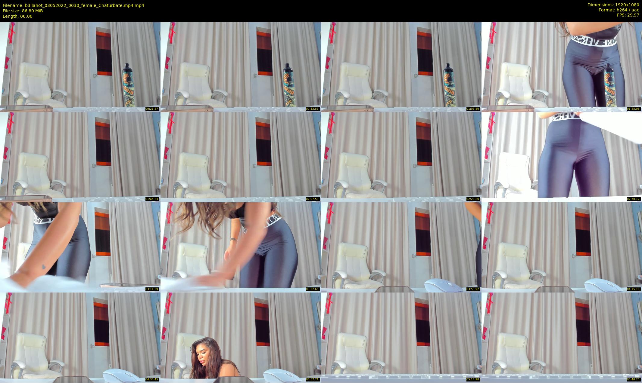 b3llahot — 6 minute Chaturbate female cam show recording, 1080p, May 3, 2022