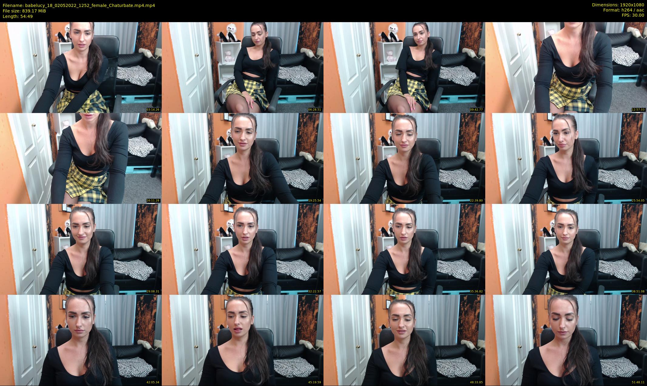 babelucy_18 — 55 minute Chaturbate female cam show recording, 1080p, May 2, 2022