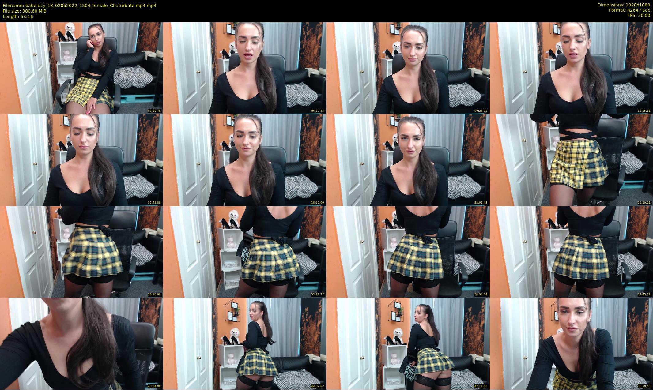 babelucy_18 — 54 minute Chaturbate female cam show recording, 1080p, May 2, 2022