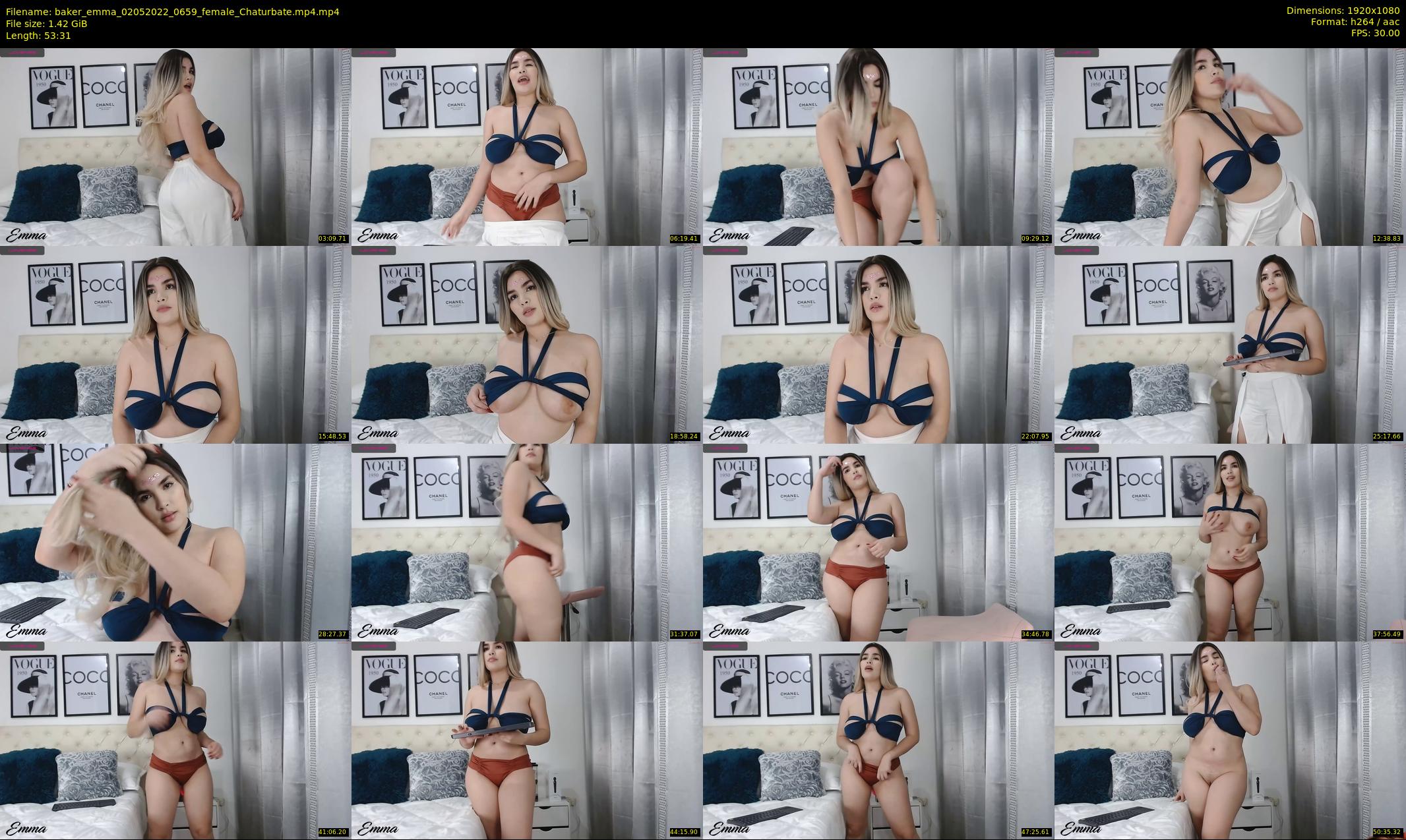 baker_emma — 54 minute Chaturbate female cam show recording, 1080p, May 2, 2022