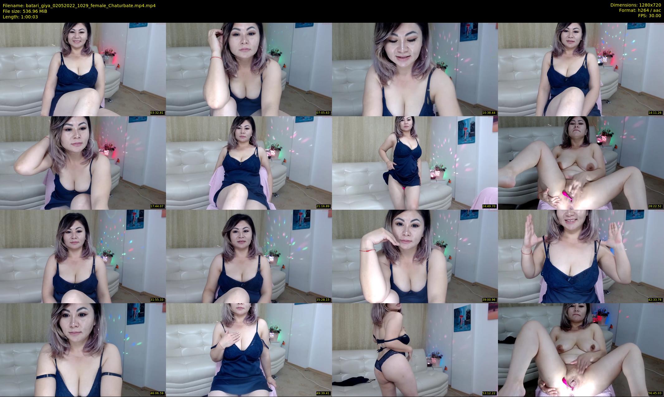 batari_giya — 61 minute Chaturbate female cam show recording, 720p, May 2, 2022