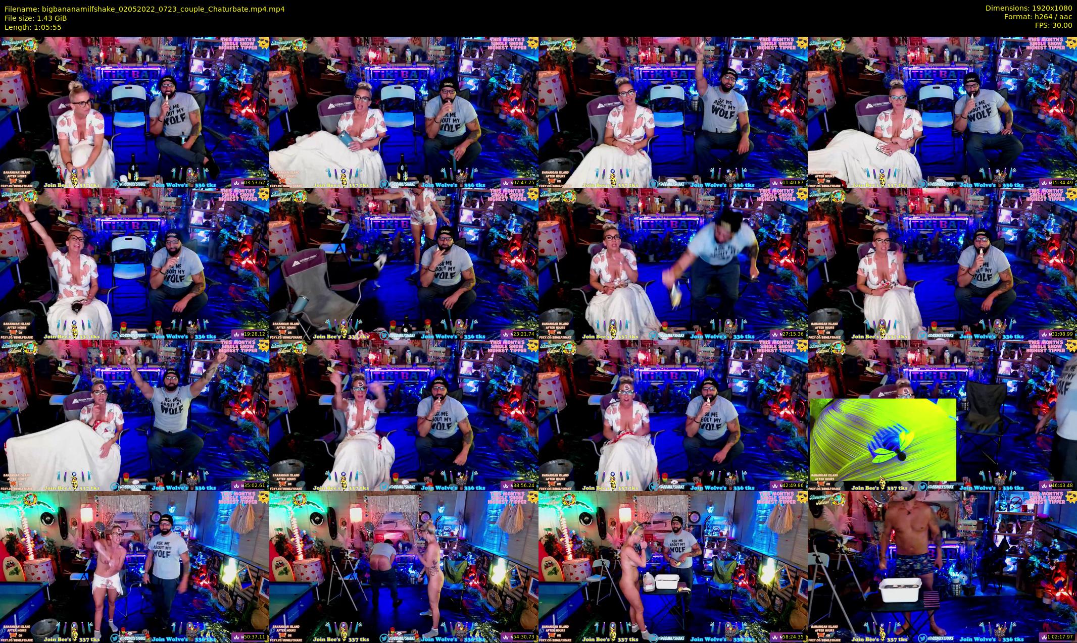 bigbananamilfshake — 66 minute Chaturbate couple cam show recording, 1080p, May 2, 2022