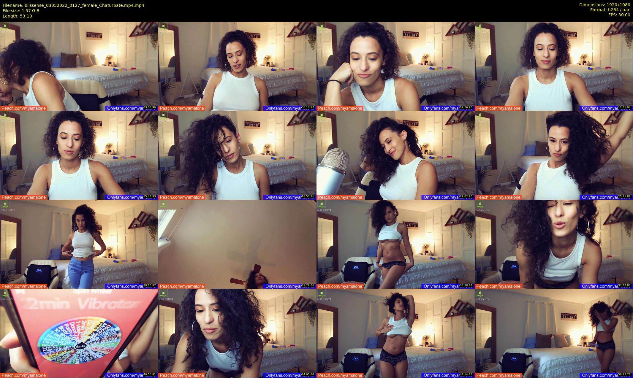 blissense — 54 minute Chaturbate female cam show recording, 1080p, May 3, 2022
