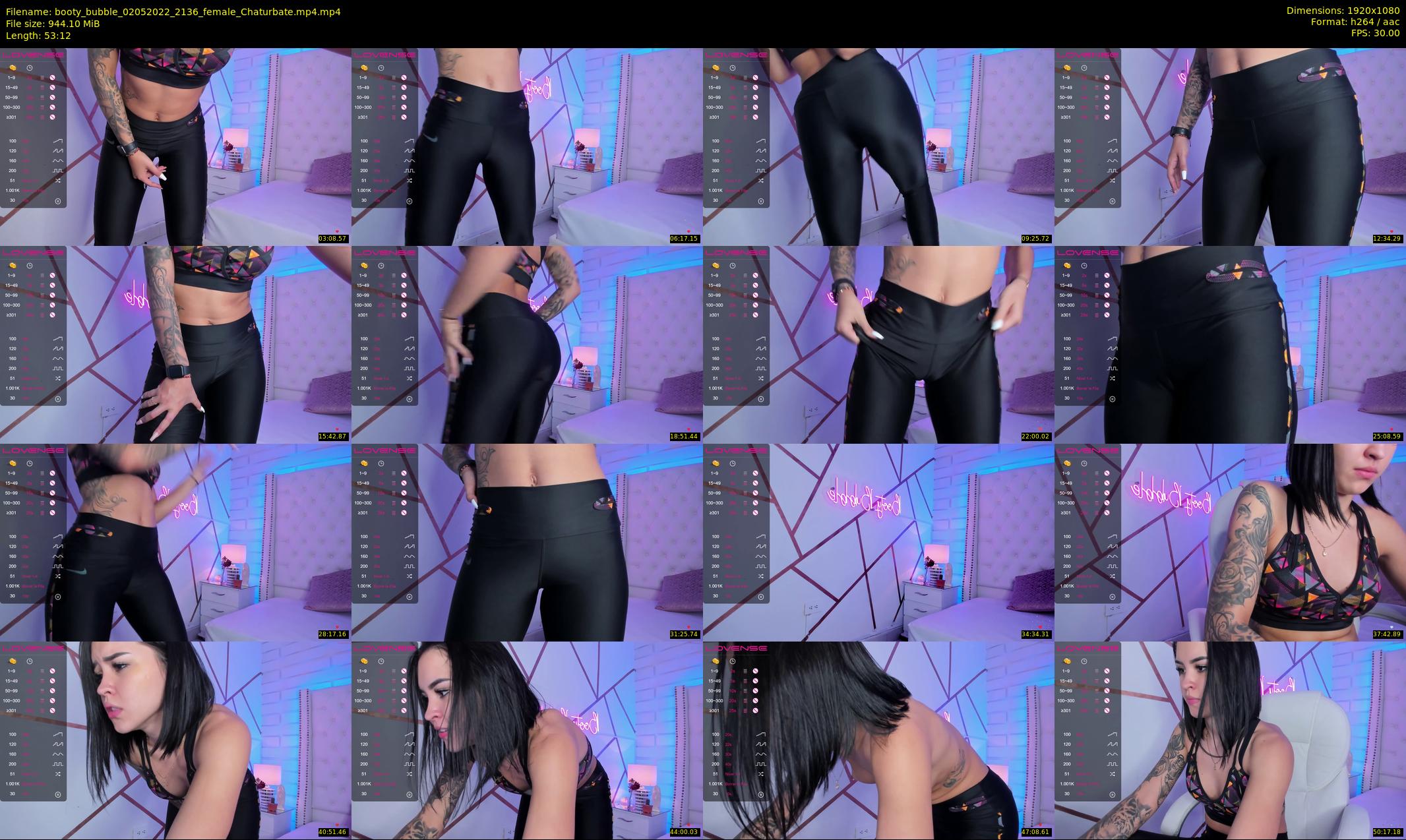 booty_bubble — 54 minute Chaturbate female cam show recording, 1080p, May 2, 2022