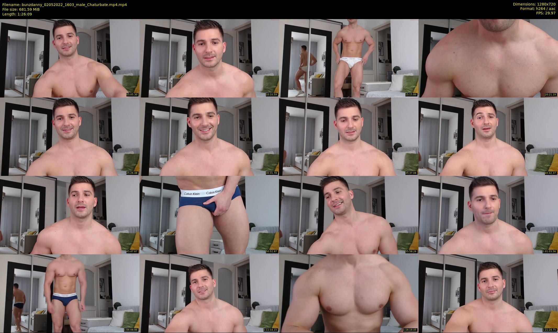 bunzdanny — 87 minute Chaturbate male cam show recording, 720p, May 2, 2022