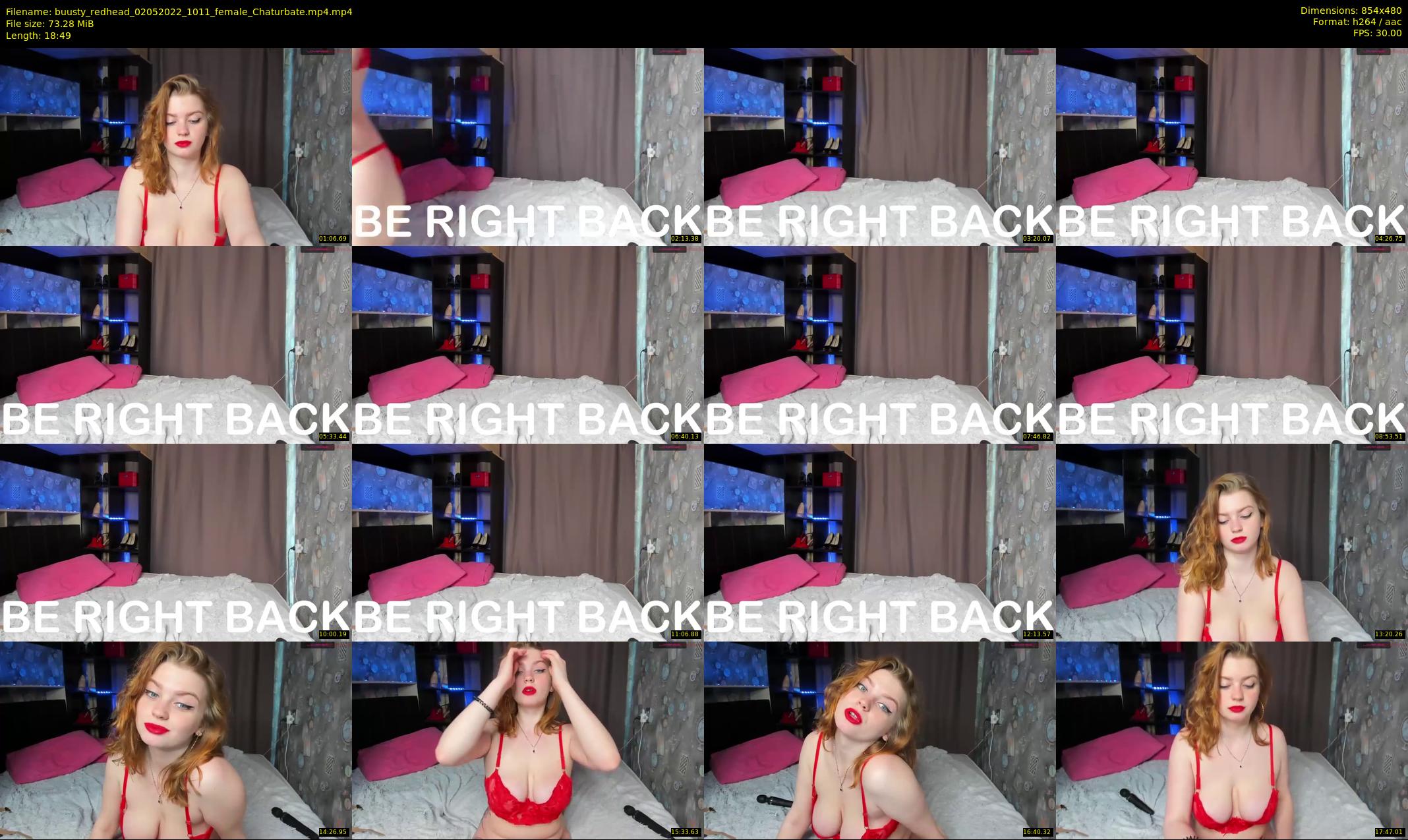 buusty_redhead — 19 minute Chaturbate female cam show recording, 480p, May 2, 2022
