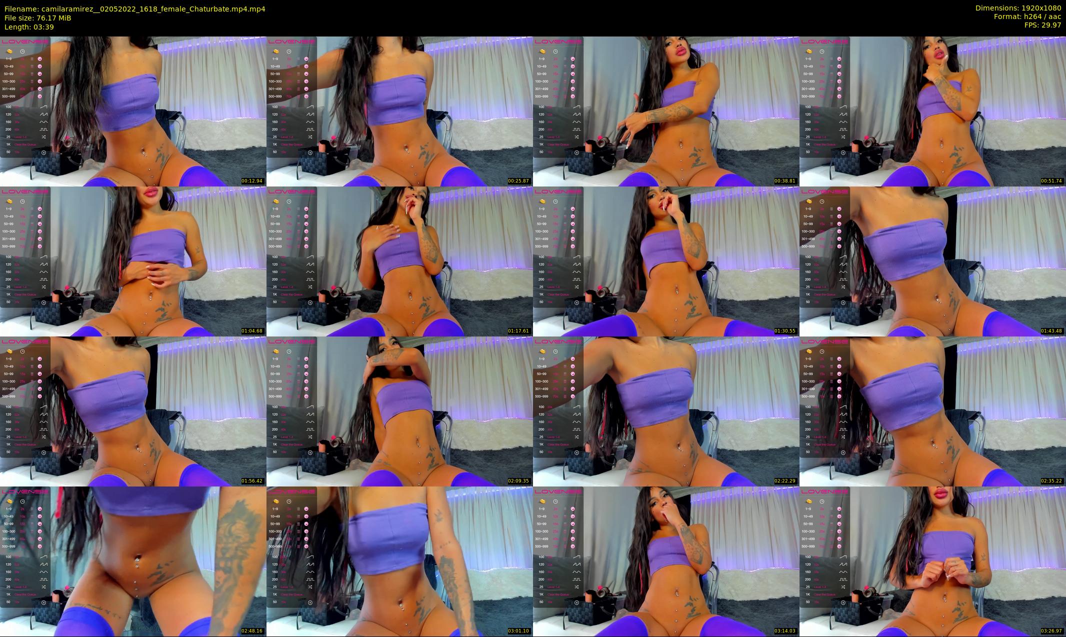 camilaramirez_ — 4 minute Chaturbate female cam show recording, 1080p, May 2, 2022