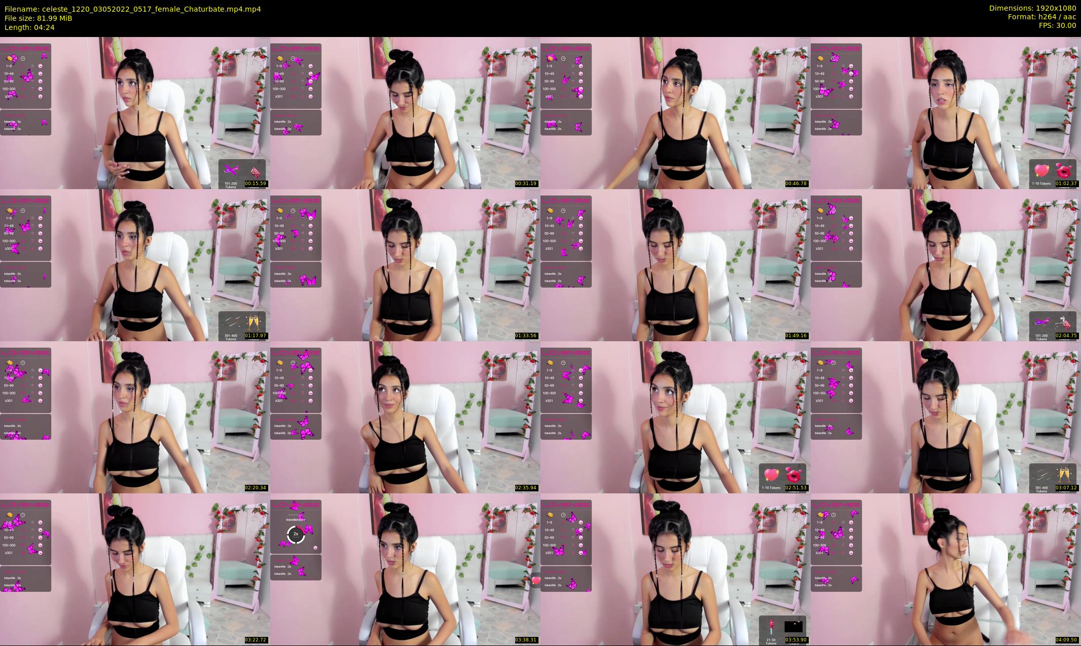 celeste_1220 — 5 minute Chaturbate female cam show recording, 1080p, May 3, 2022