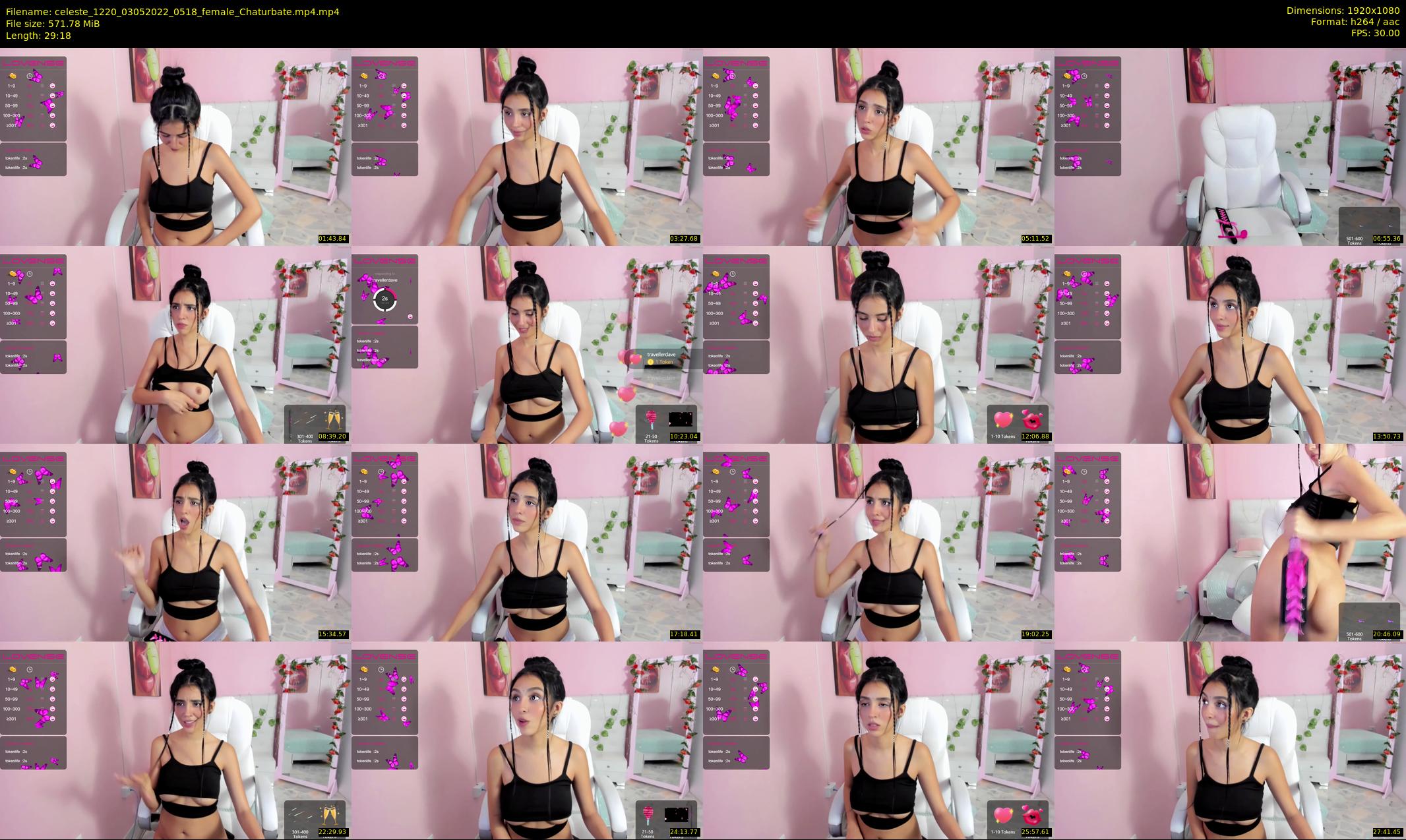 celeste_1220 — 30 minute Chaturbate female cam show recording, 1080p, May 3, 2022