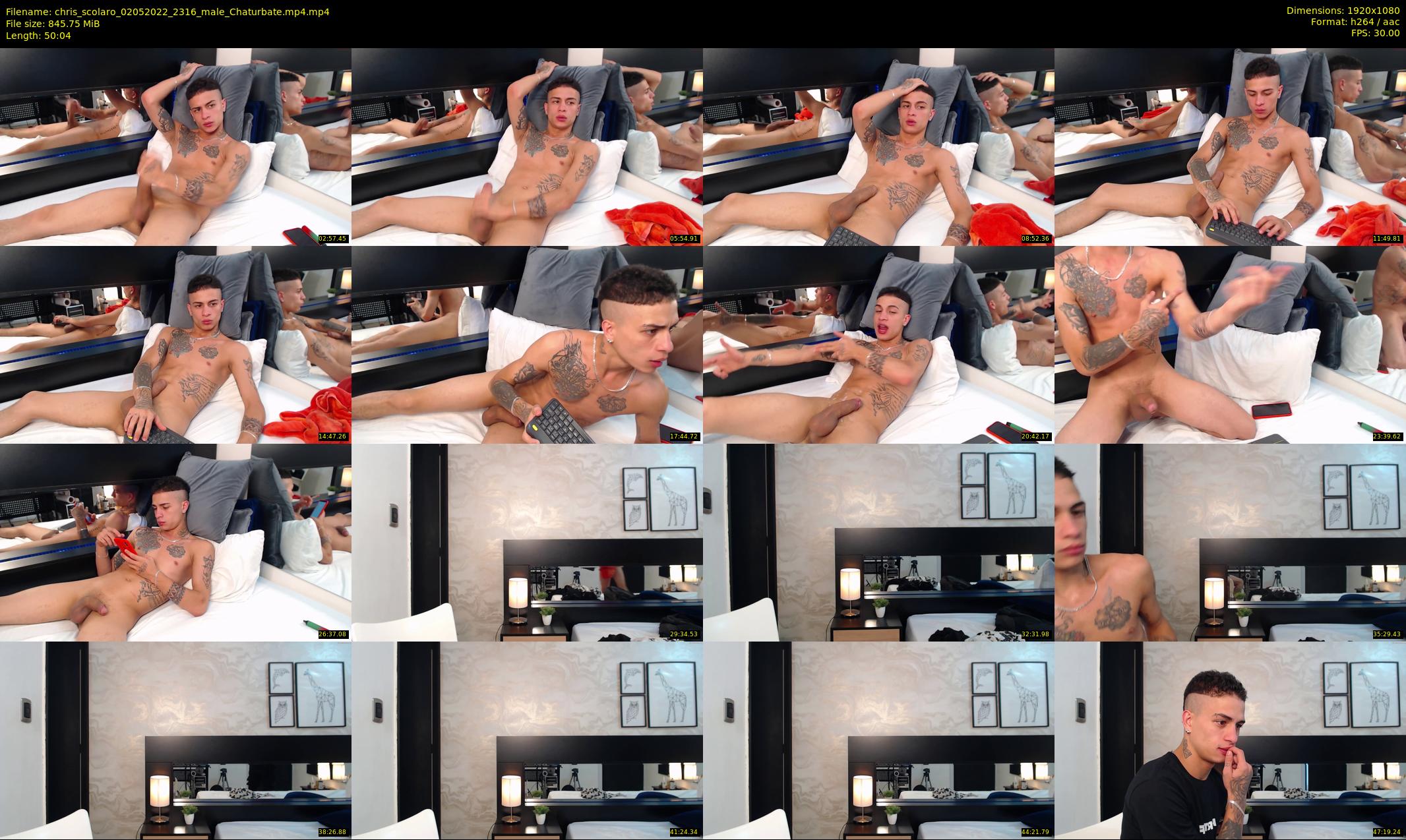 chris_scolaro — 51 minute Chaturbate male cam show recording, 1080p, May 2, 2022